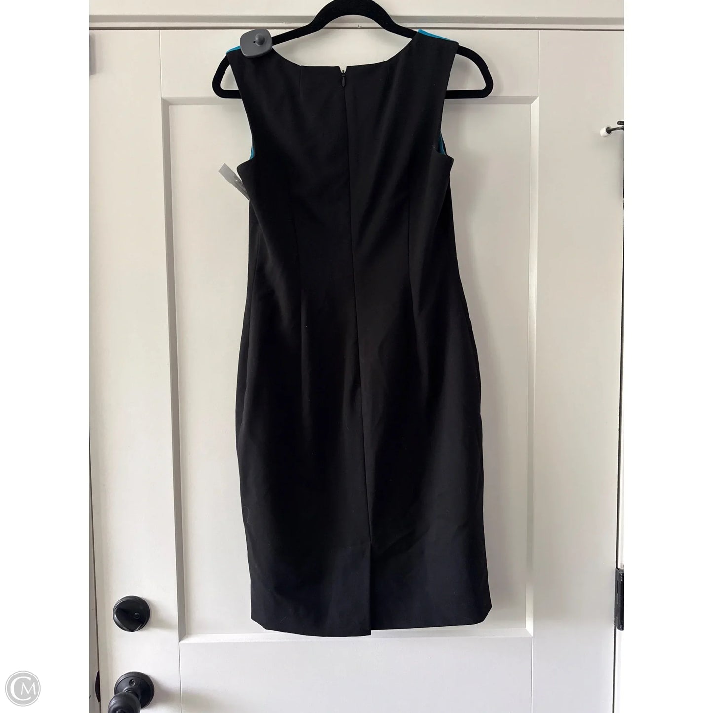 Dress Work By Calvin Klein In Blue, Size: S