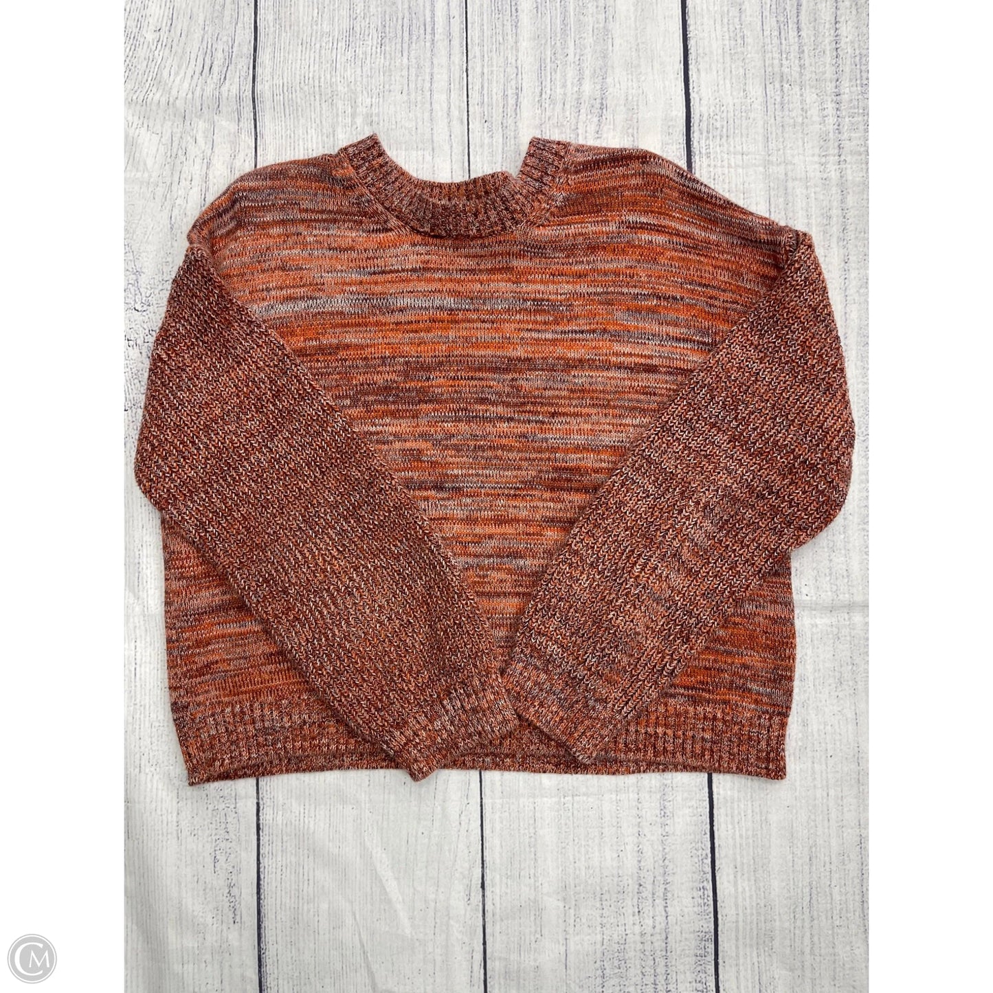 Sweater By Michael Stars In Orange, Size: L