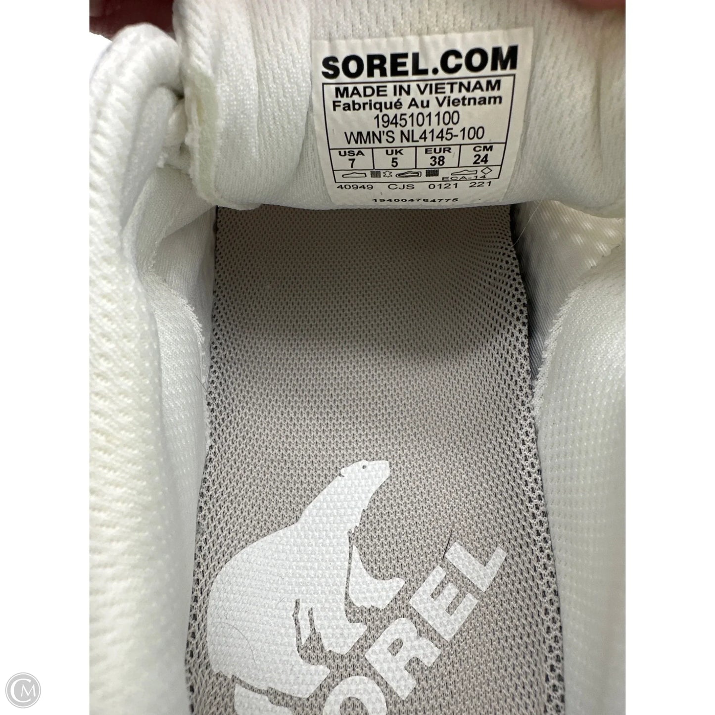 Shoes Athletic By Sorel In White, Size: 7