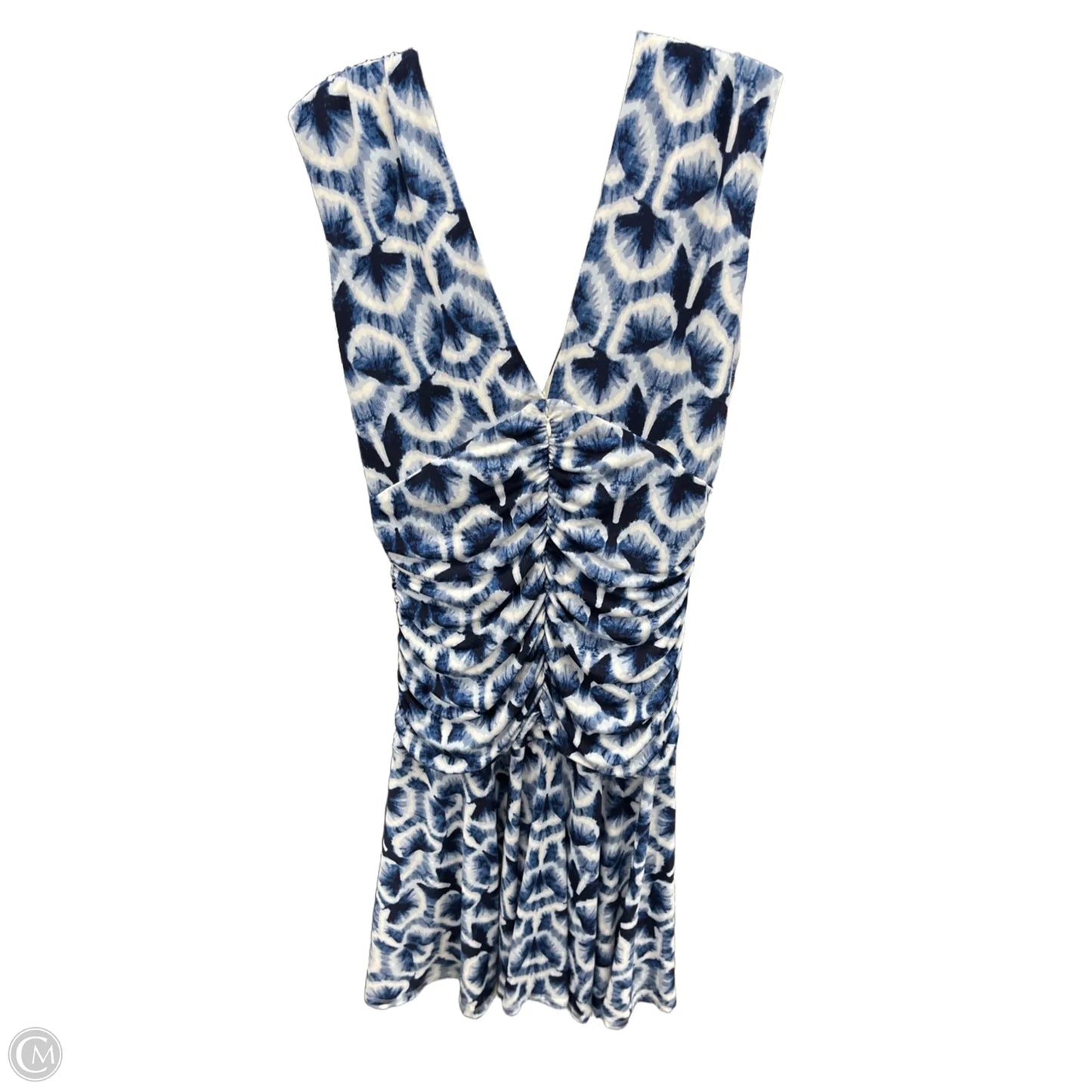 Dress Casual Midi By White House Black Market In Blue, Size: M