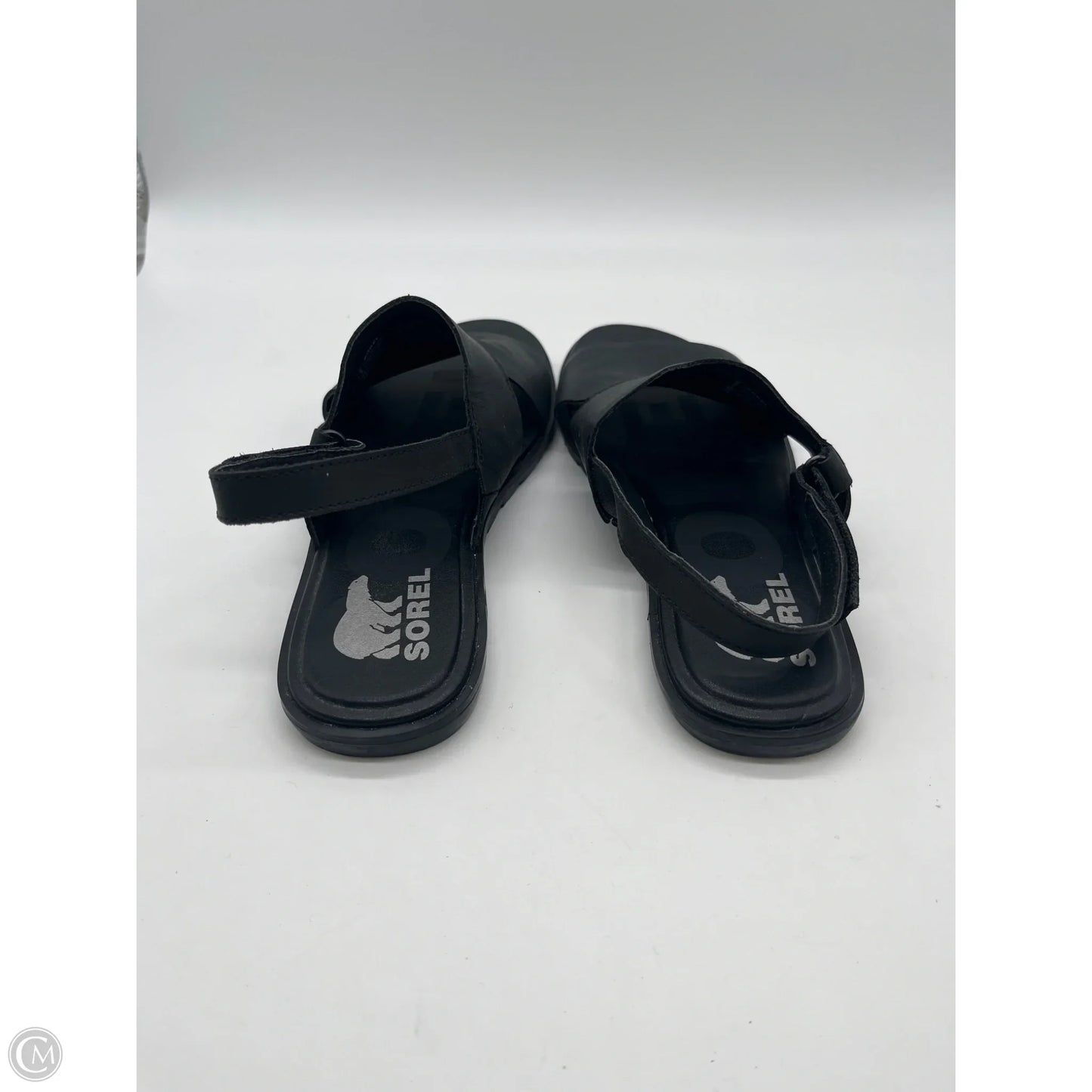 Sandals Flats By Sorel In Black, Size: 9