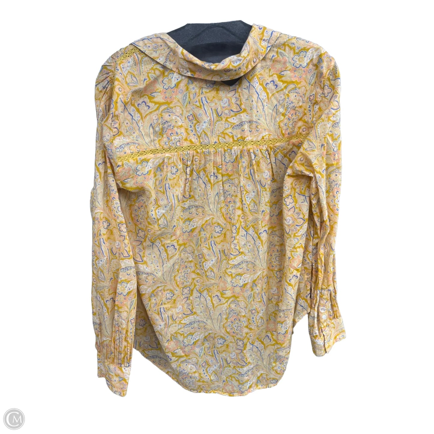 Top Long Sleeve By Sundance In Yellow, Size: S