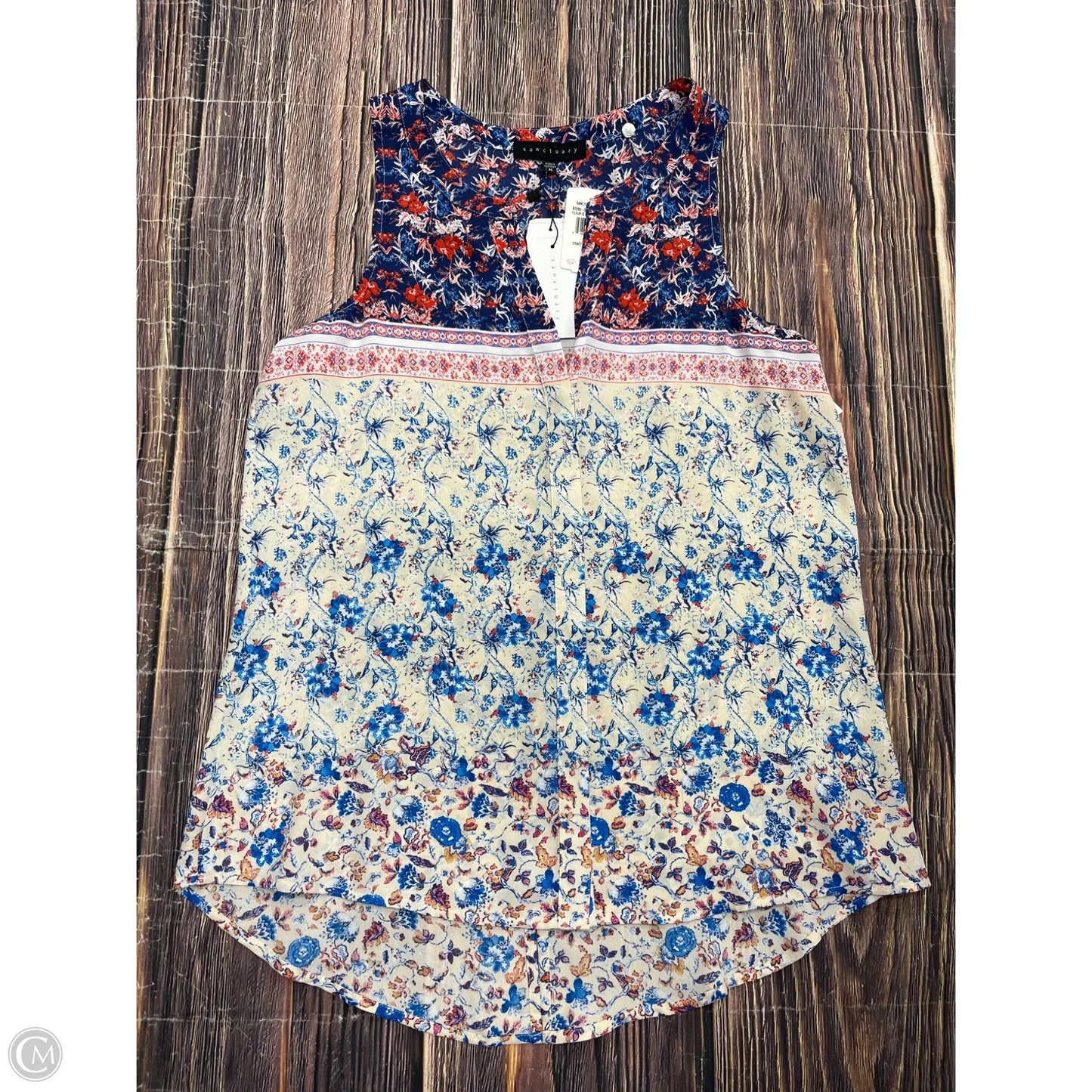 Tank Top By Sanctuary In Blue, Size: M