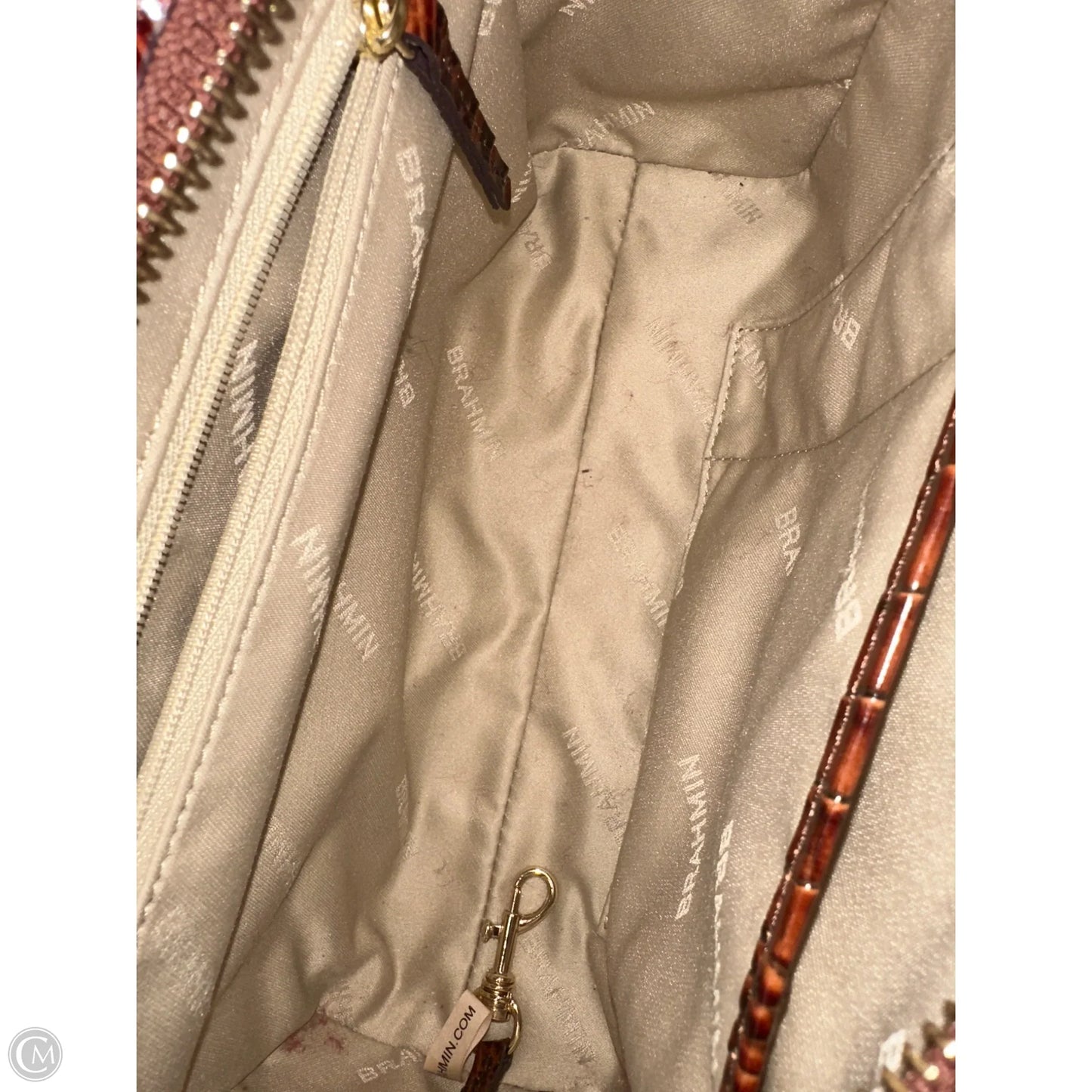 Handbag Designer By Brahmin, Size: Small