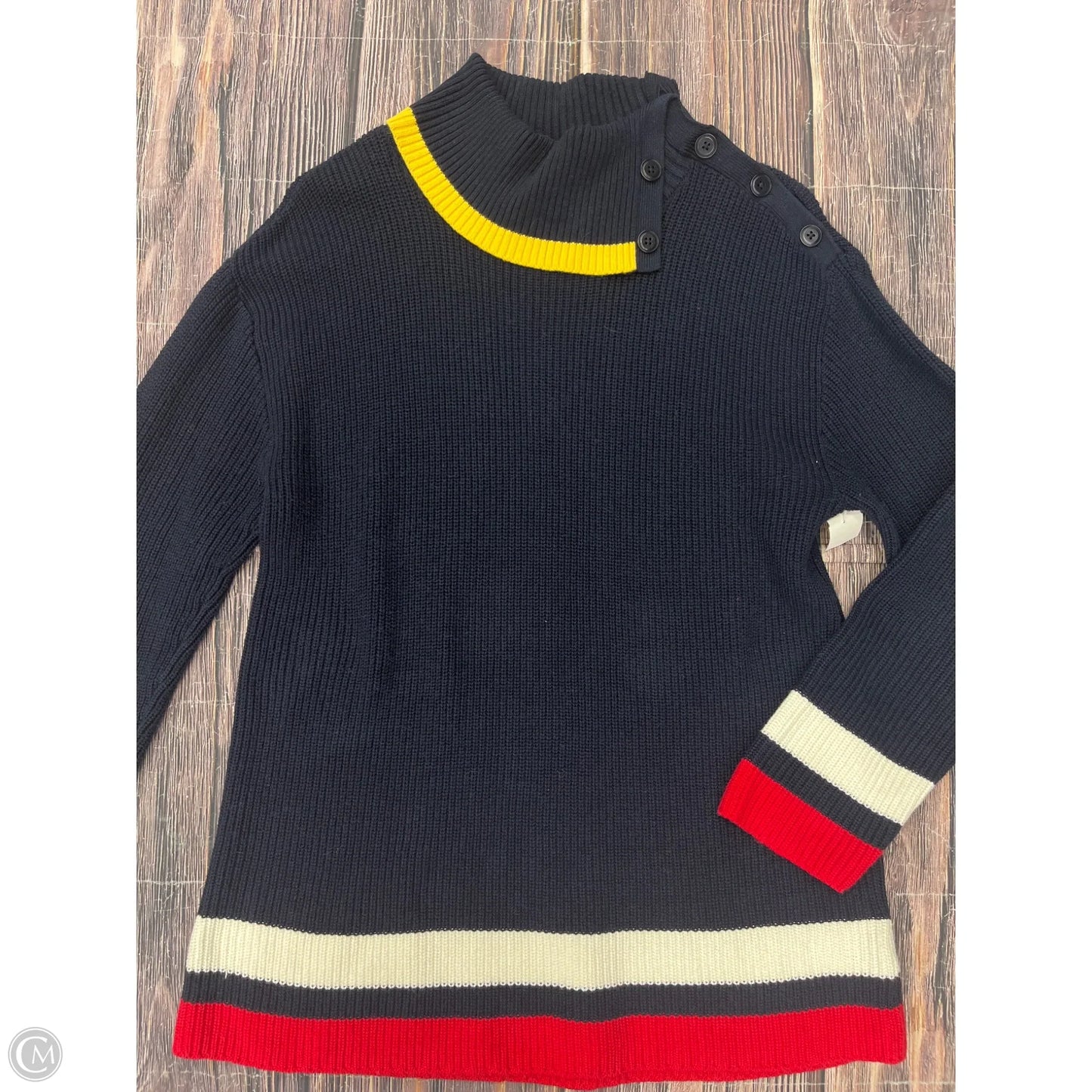 Sweater By Talbots In Blue, Size: L