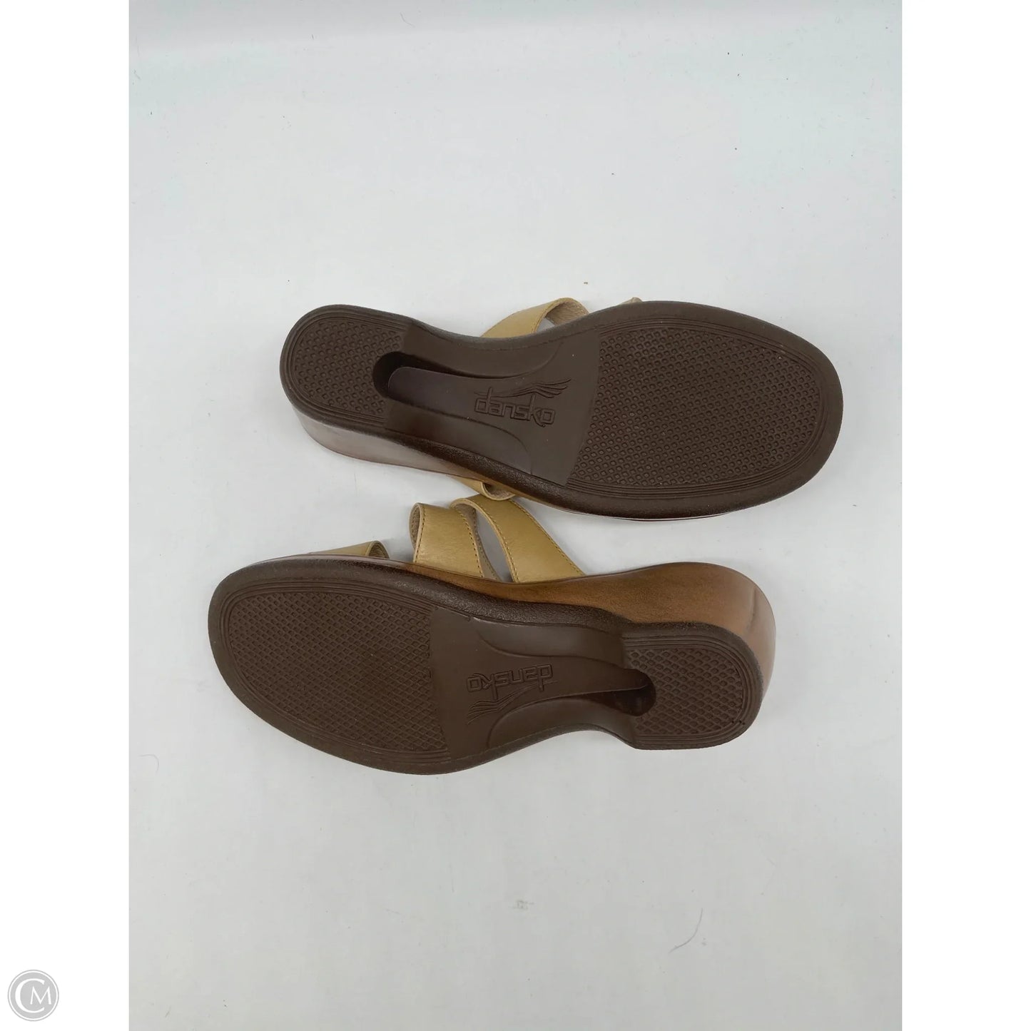 Sandals Heels Block By Dansko In Yellow, Size: 8