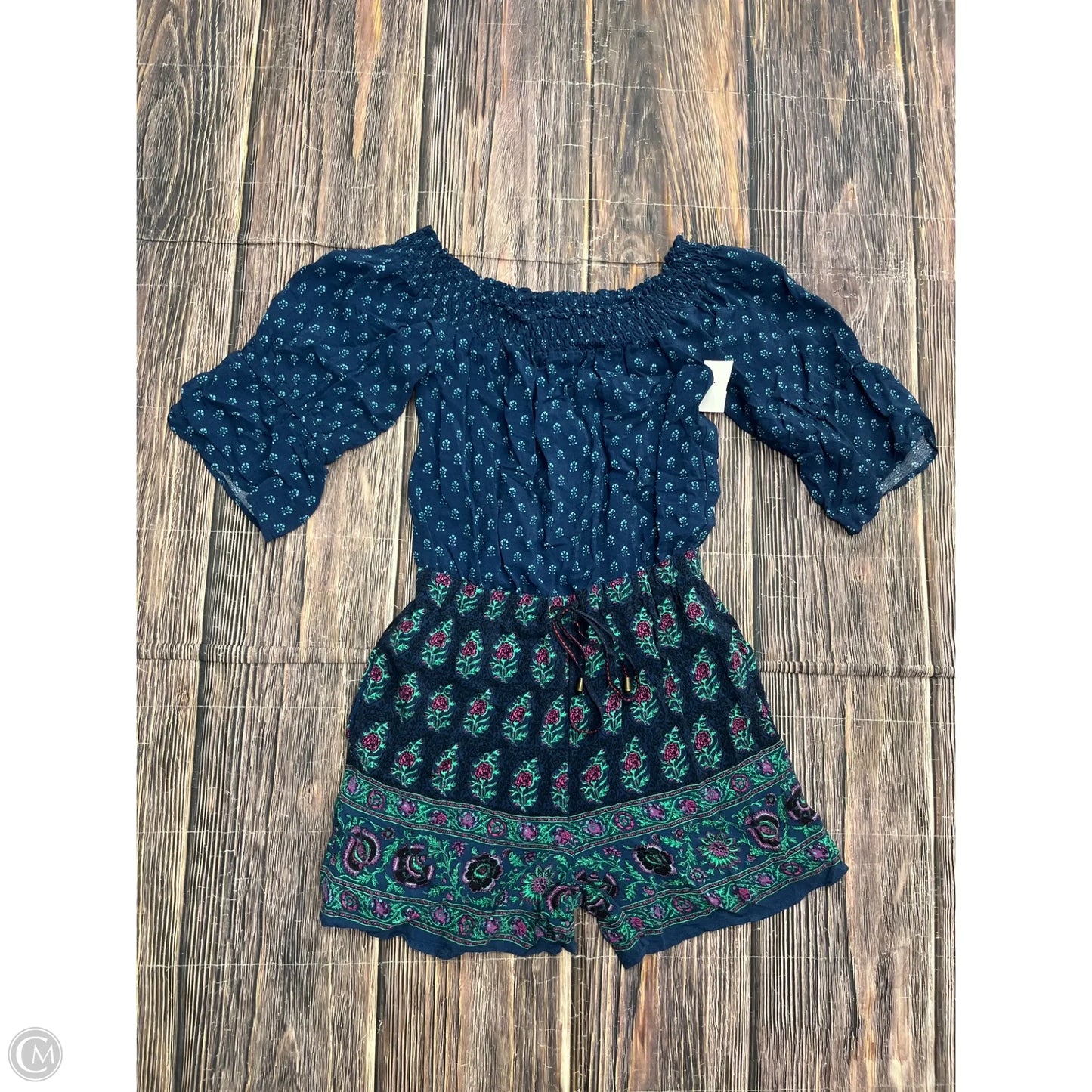 Romper By Anthropologie In Blue, Size: S