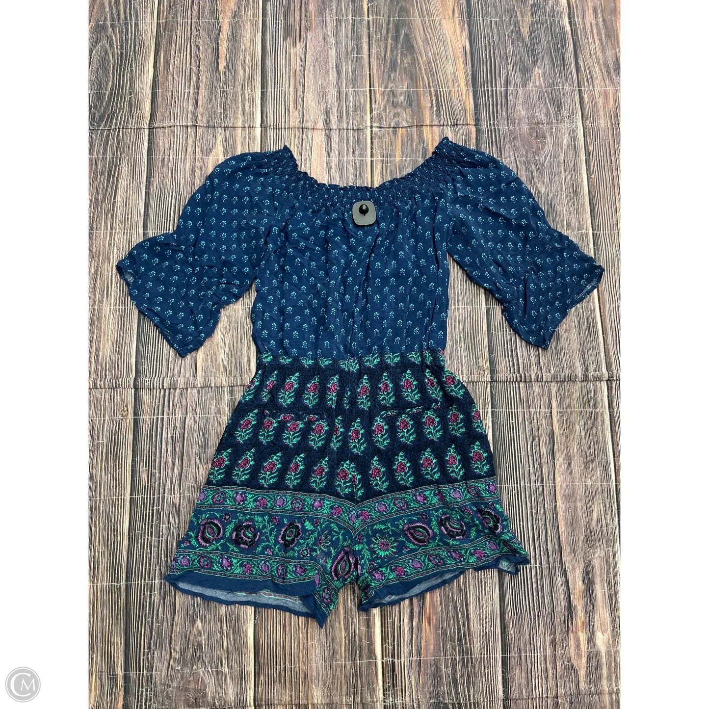 Romper By Anthropologie In Blue, Size: S