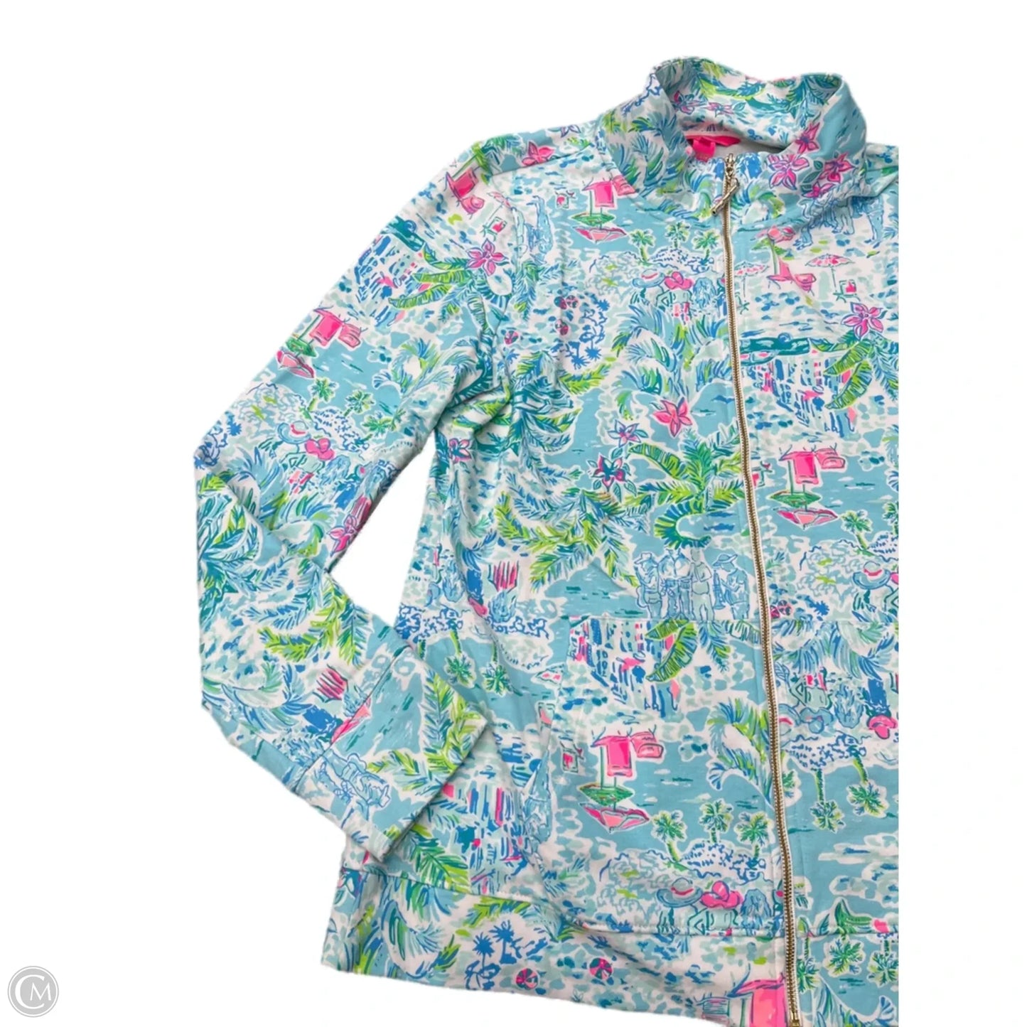 Jacket Designer By Lilly Pulitzer In Blue, Size: M