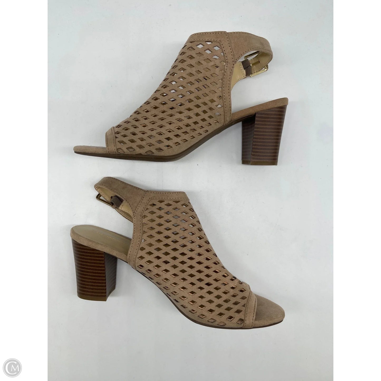 Shoes Heels Block By Liz Claiborne In Tan, Size: 9