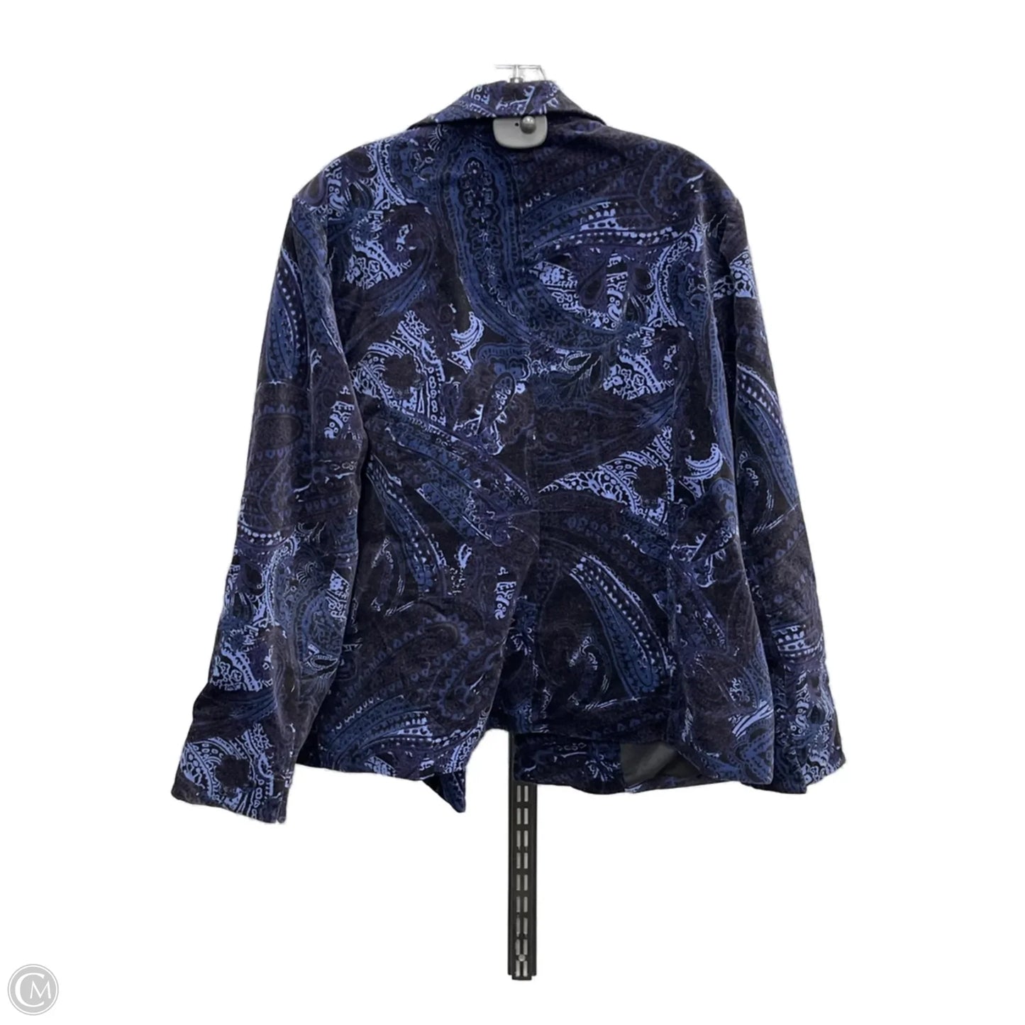 Blazer By Chicos In Blue, Size: Xl