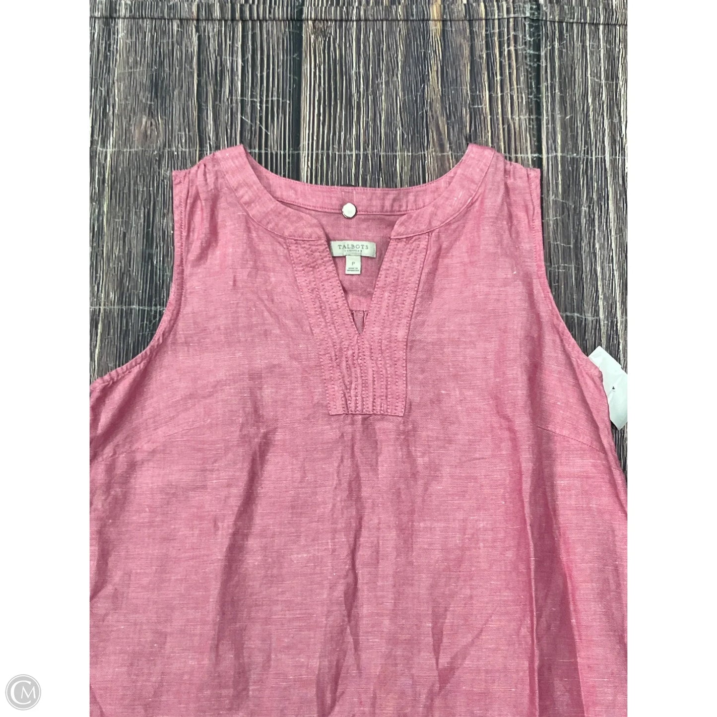 Tank Top By Talbots In Pink, Size: Lp