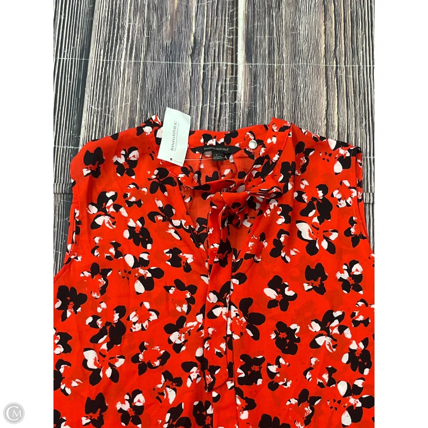 Tank Top By Banana Republic In Red, Size: L