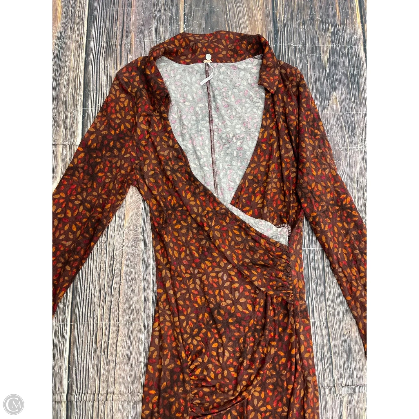 Dress Casual Maxi By Free People In Orange, Size: L