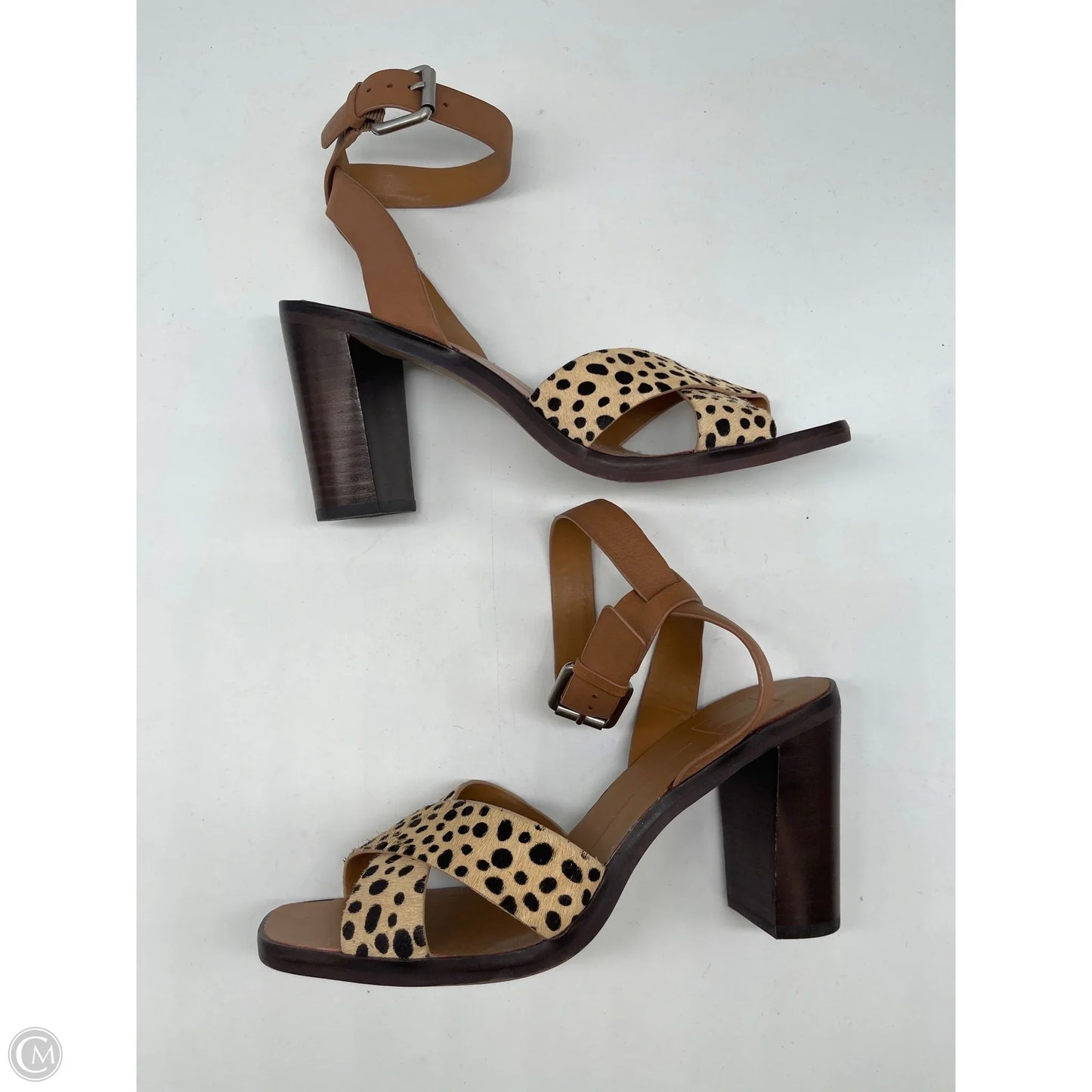 Sandals Heels Block By Dolce Vita In Tan, Size: 8