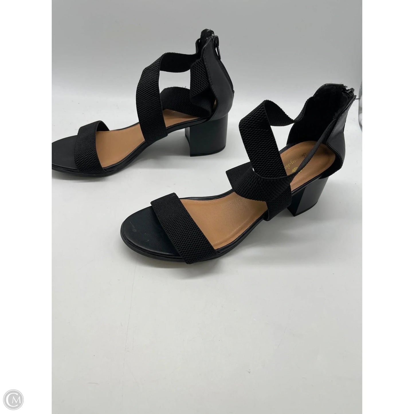 Sandals Heels Block By Tommy Bahama In Black, Size: 10