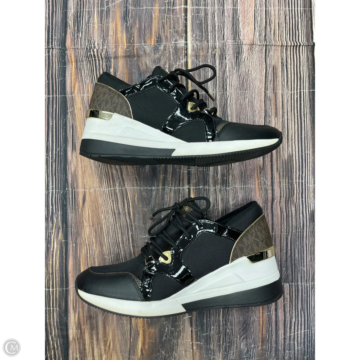 Shoes Designer By Michael Kors In Black, Size: 10