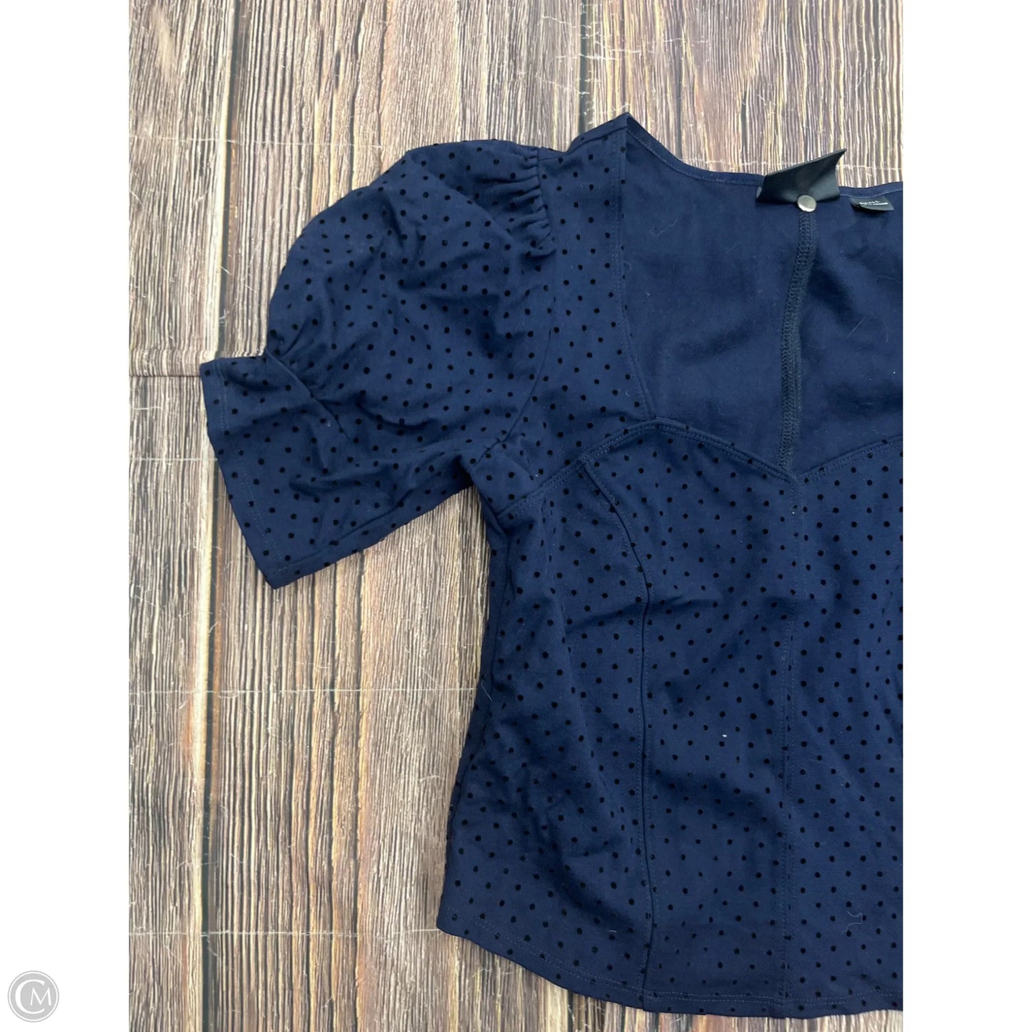 Top Short Sleeve By Maeve In Blue, Size: S