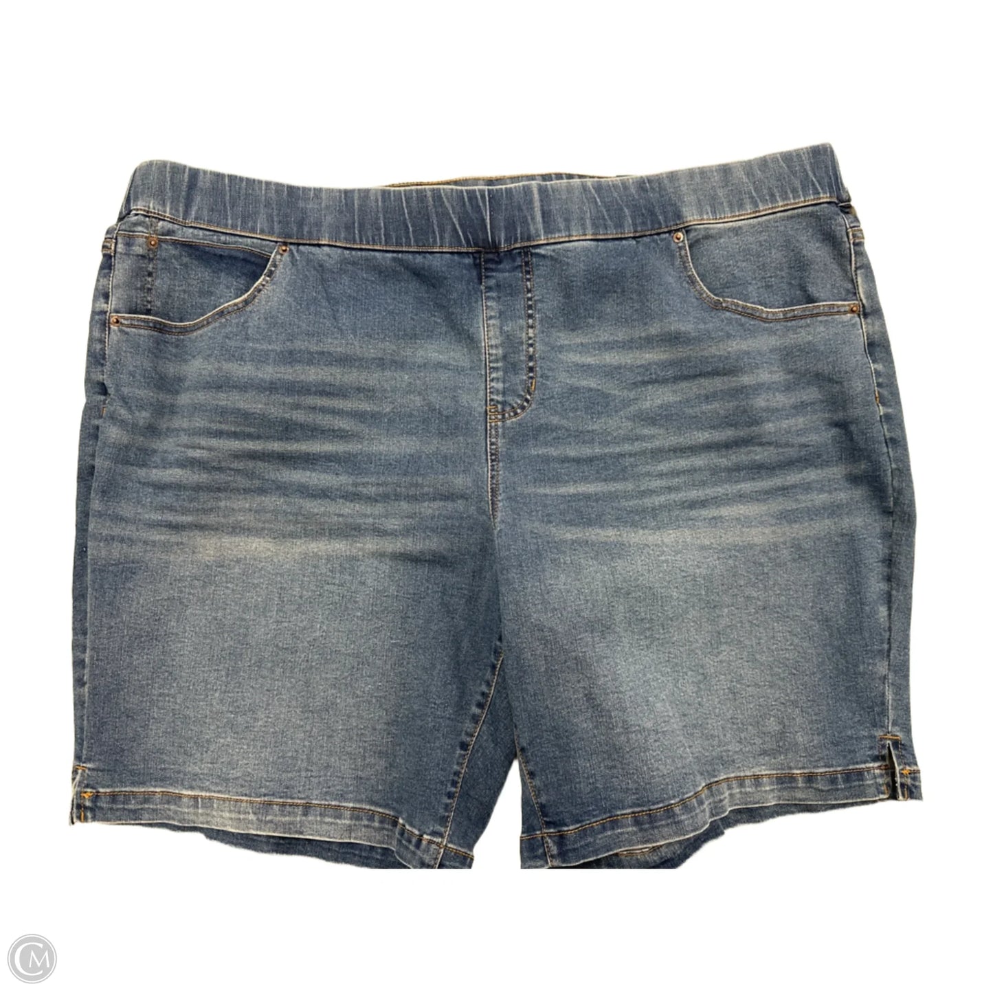 Shorts By Terra & Sky In Blue Denim, Size: 3x