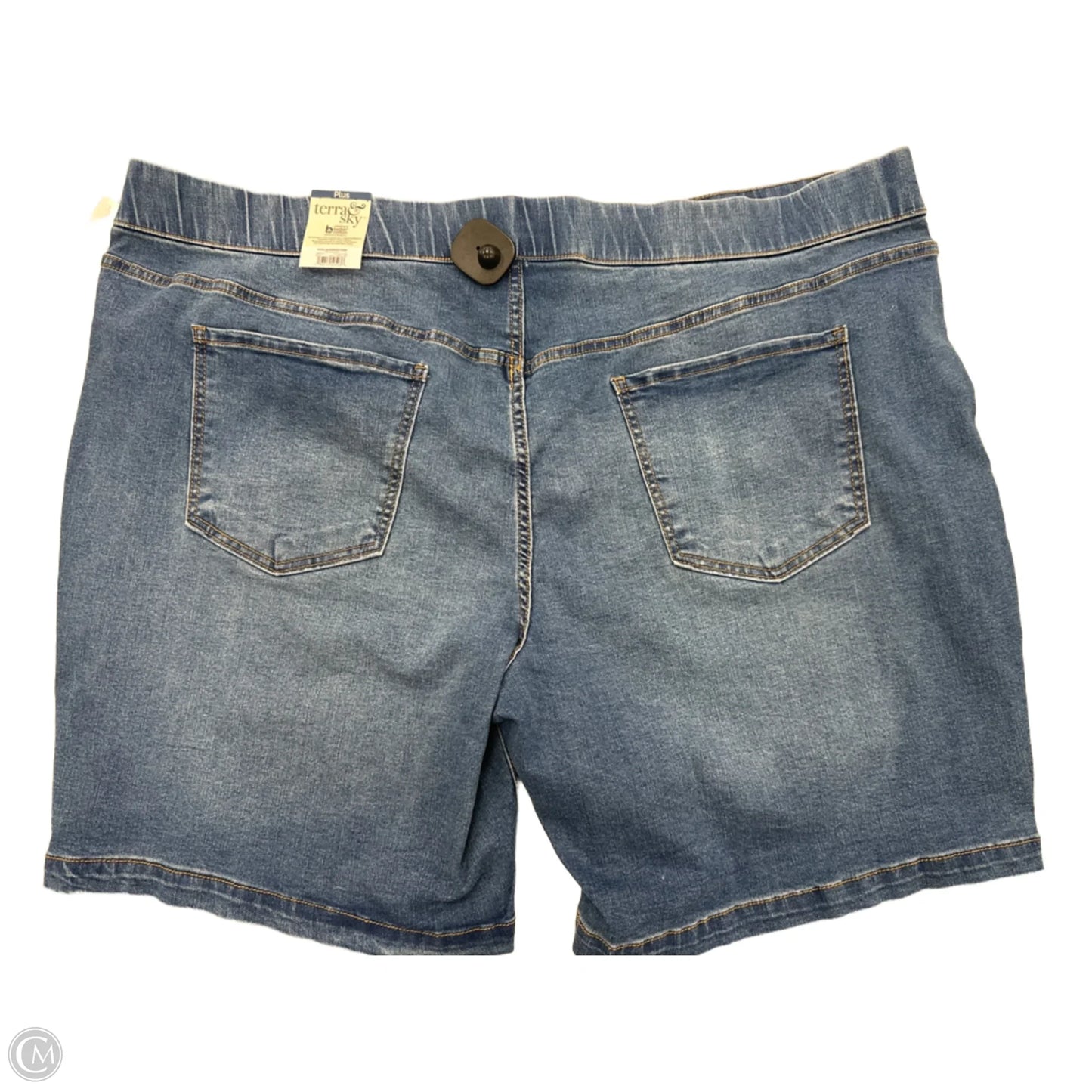 Shorts By Terra & Sky In Blue Denim, Size: 3x