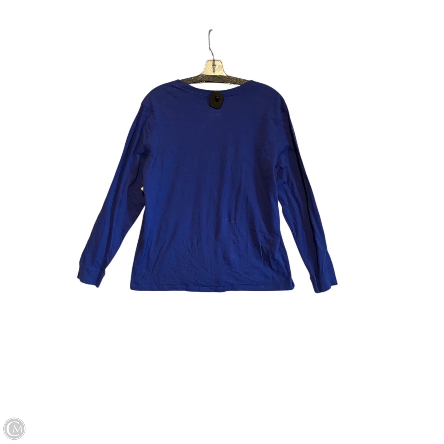 Top Long Sleeve By Nike Apparel In Blue, Size: 1x