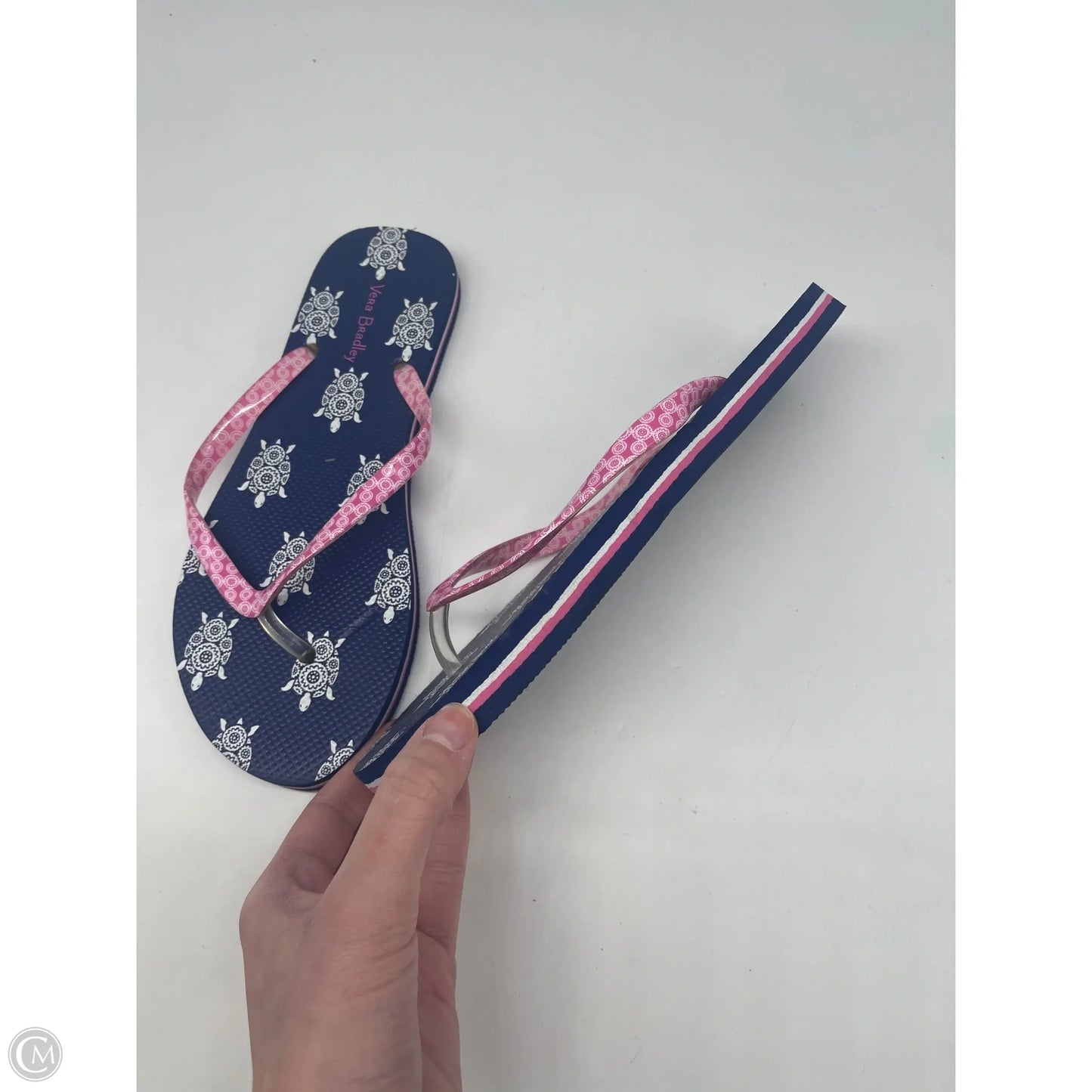 Sandals Flip Flops By Vera Bradley In Purple, Size: 8