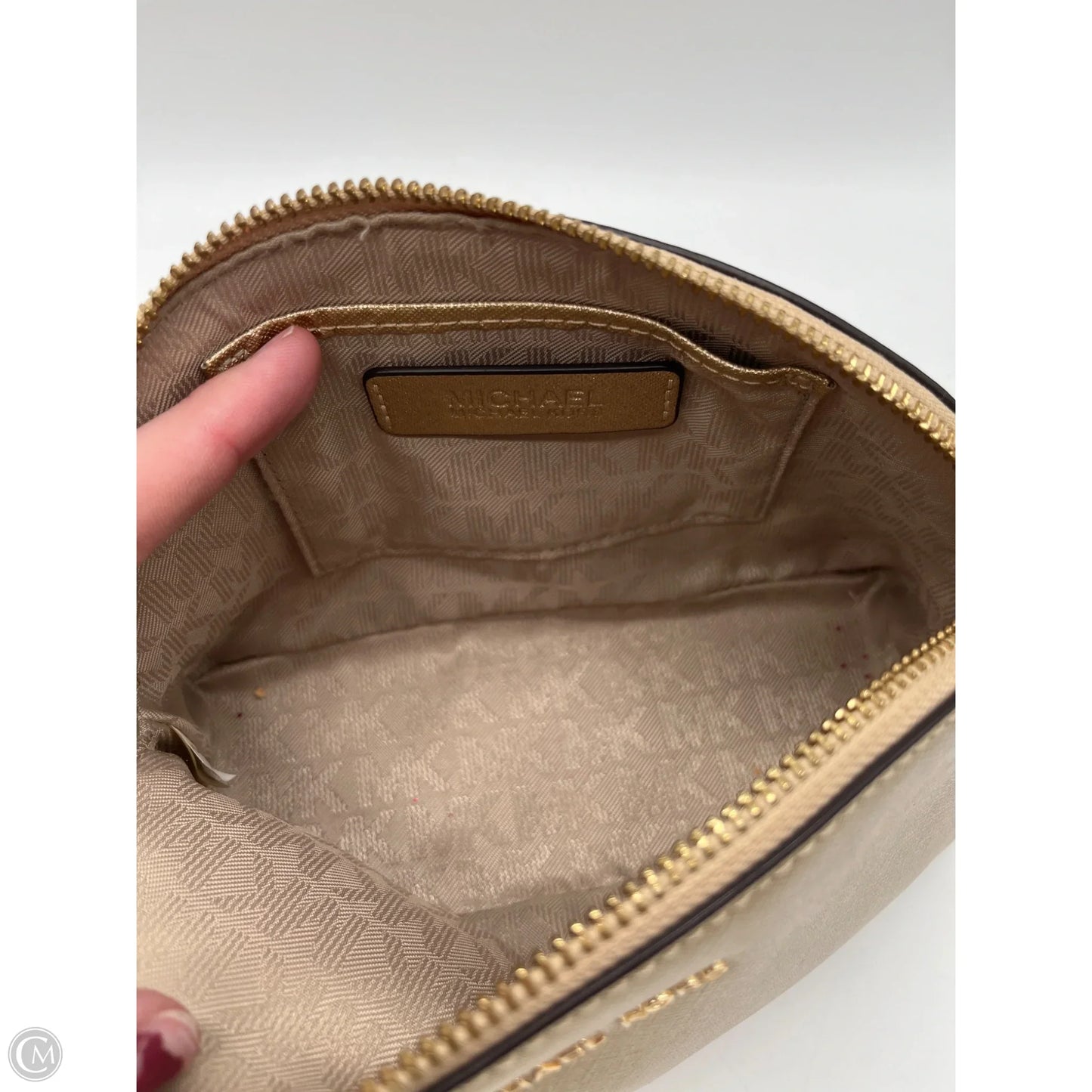 Makeup Bag Designer By Michael Kors, Size: Medium