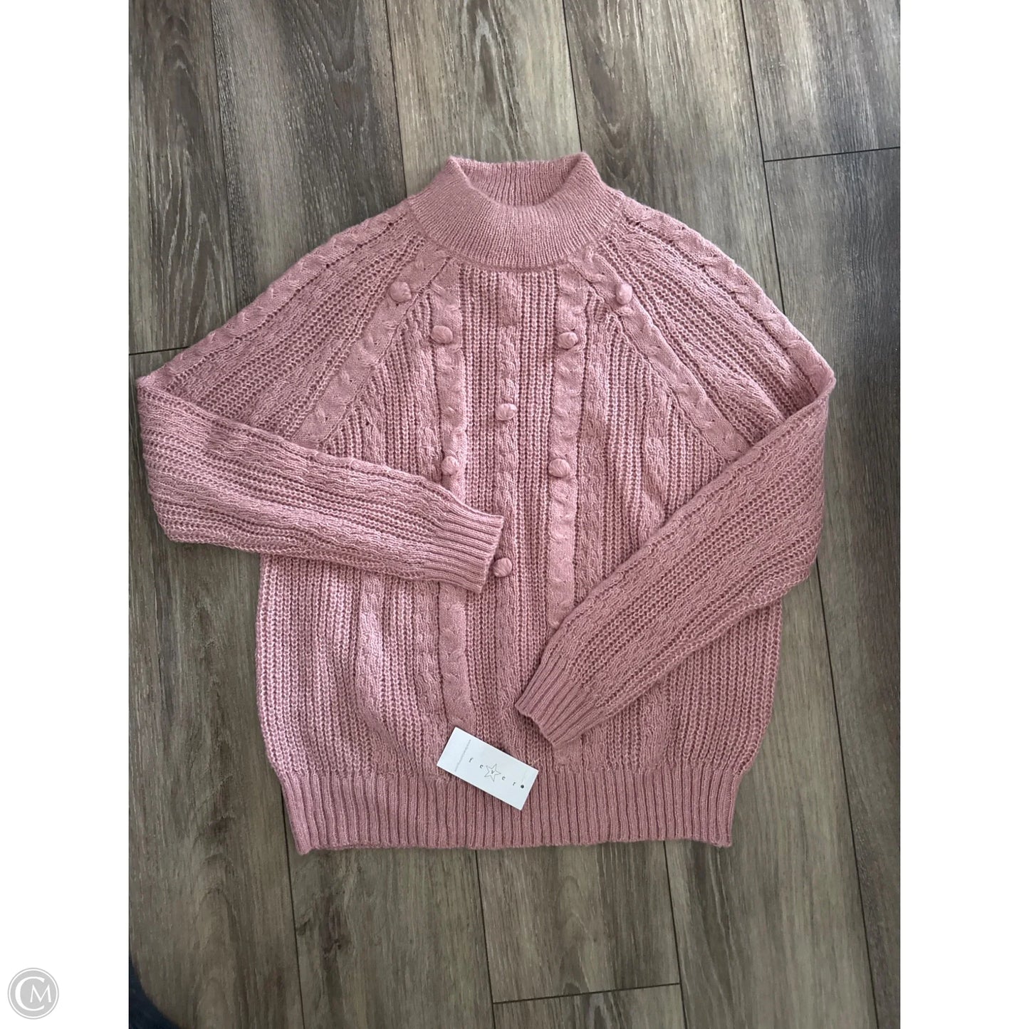 Sweater By Fever In Pink, Size: L