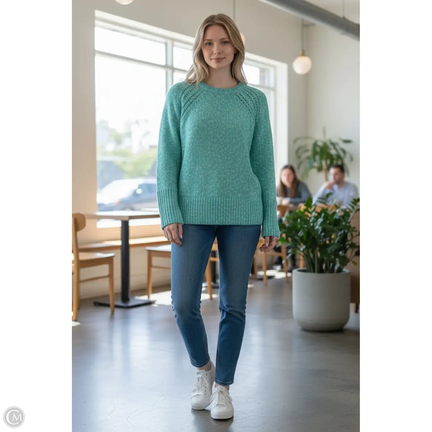 Sweater By Talbots In Blue, Size: Xs