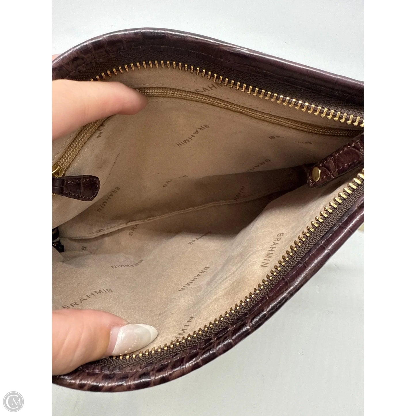 Handbag Designer By Brahmin, Size: Small