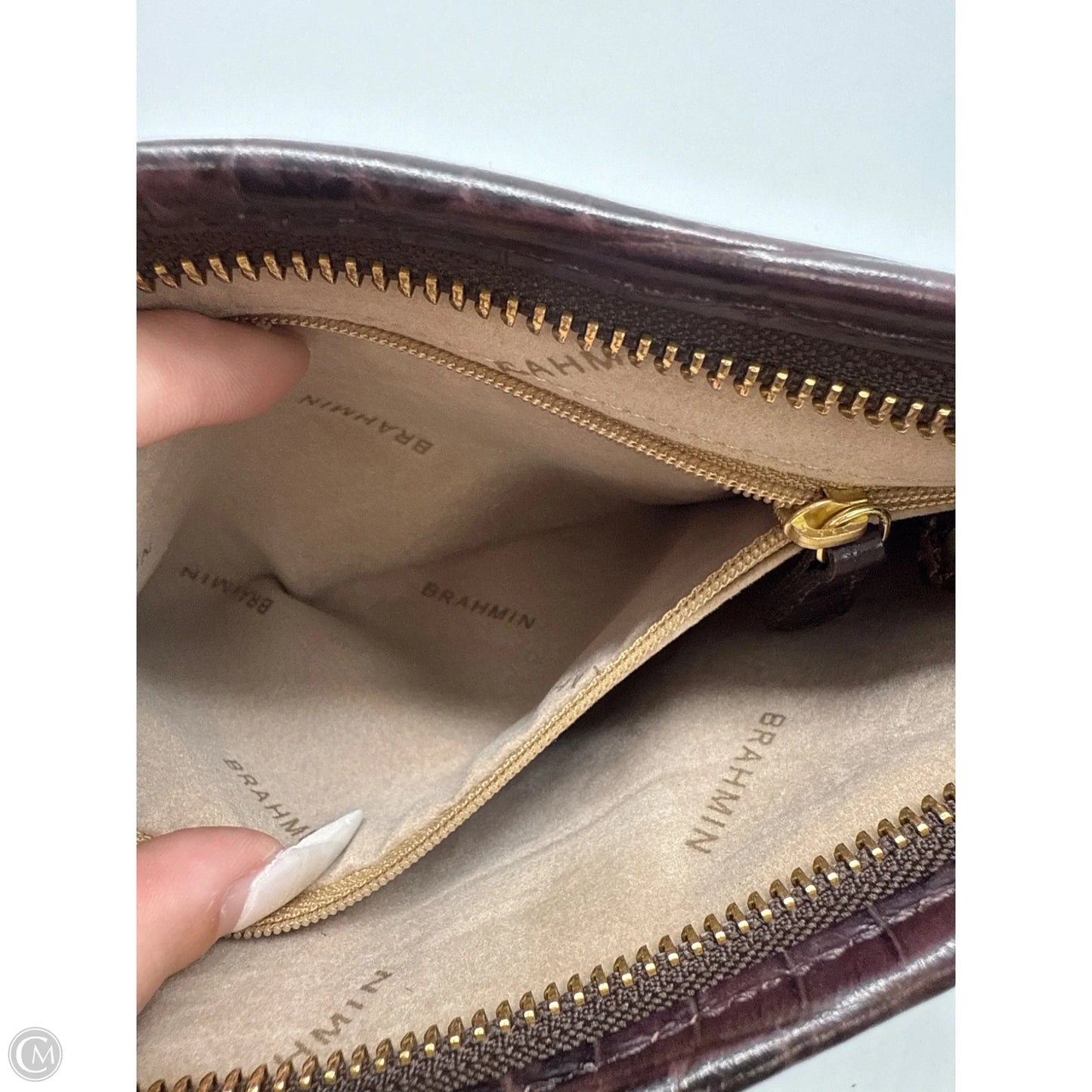 Handbag Designer By Brahmin, Size: Small