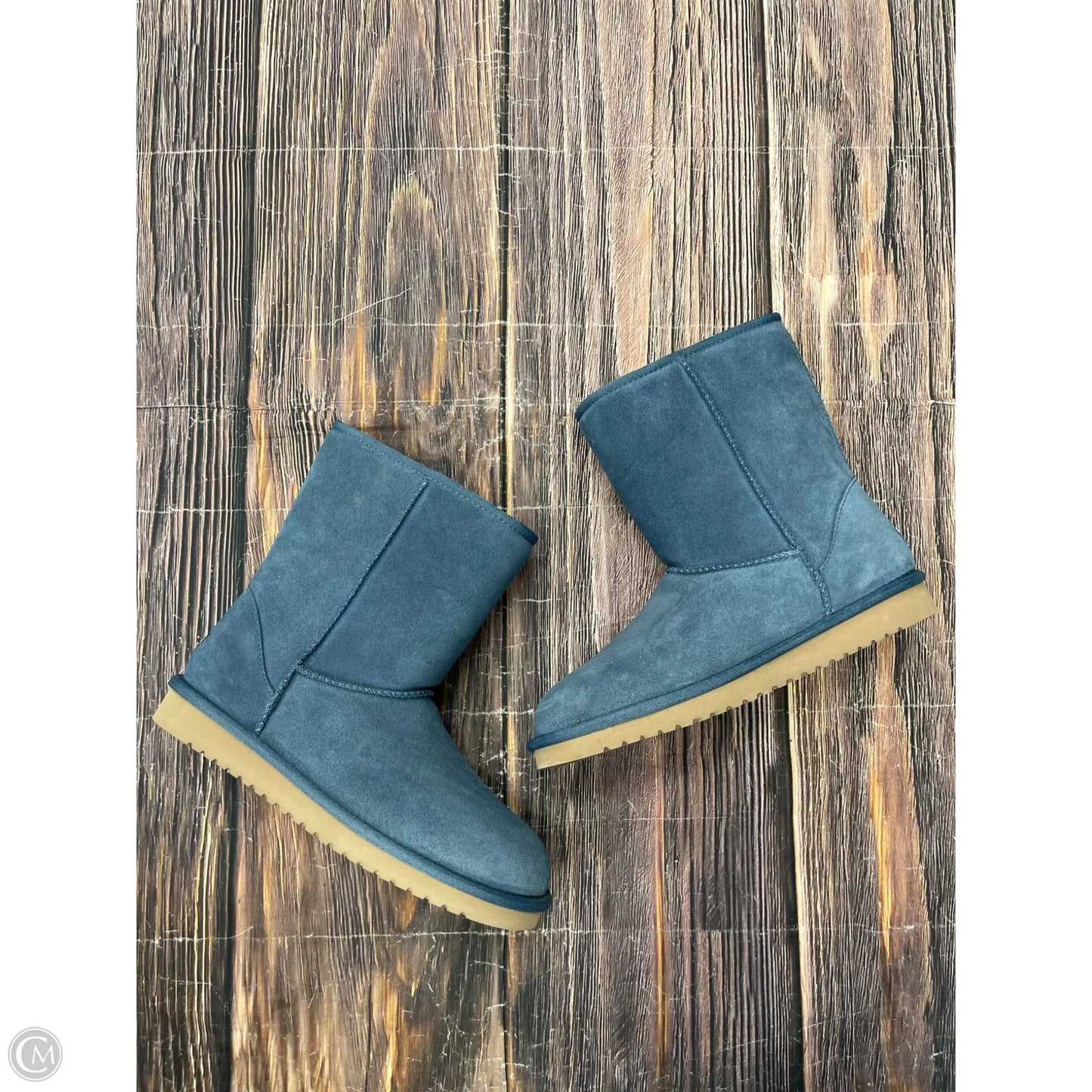 Boots Ankle Flats By Koolaburra By Ugg In Blue, Size: 9