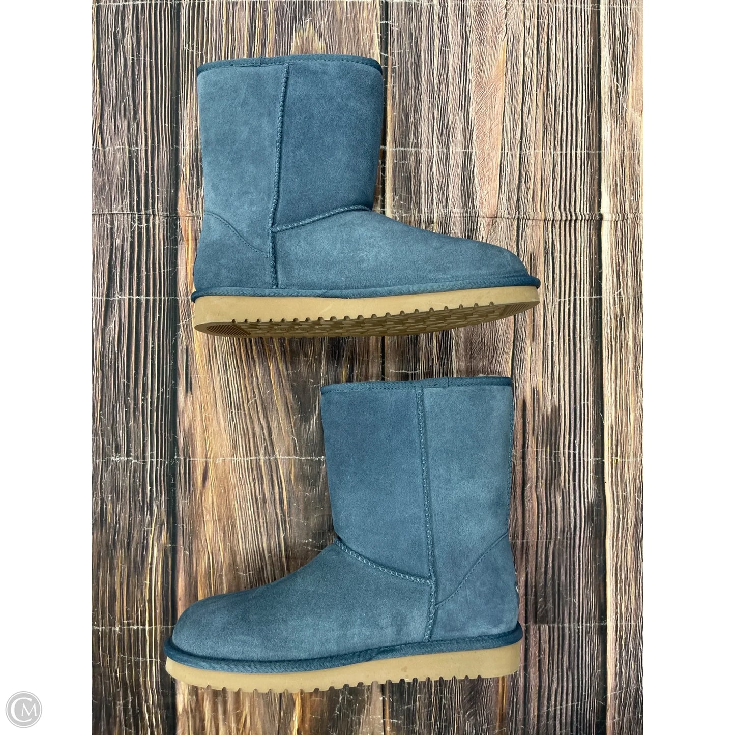 Boots Ankle Flats By Koolaburra By Ugg In Blue, Size: 9