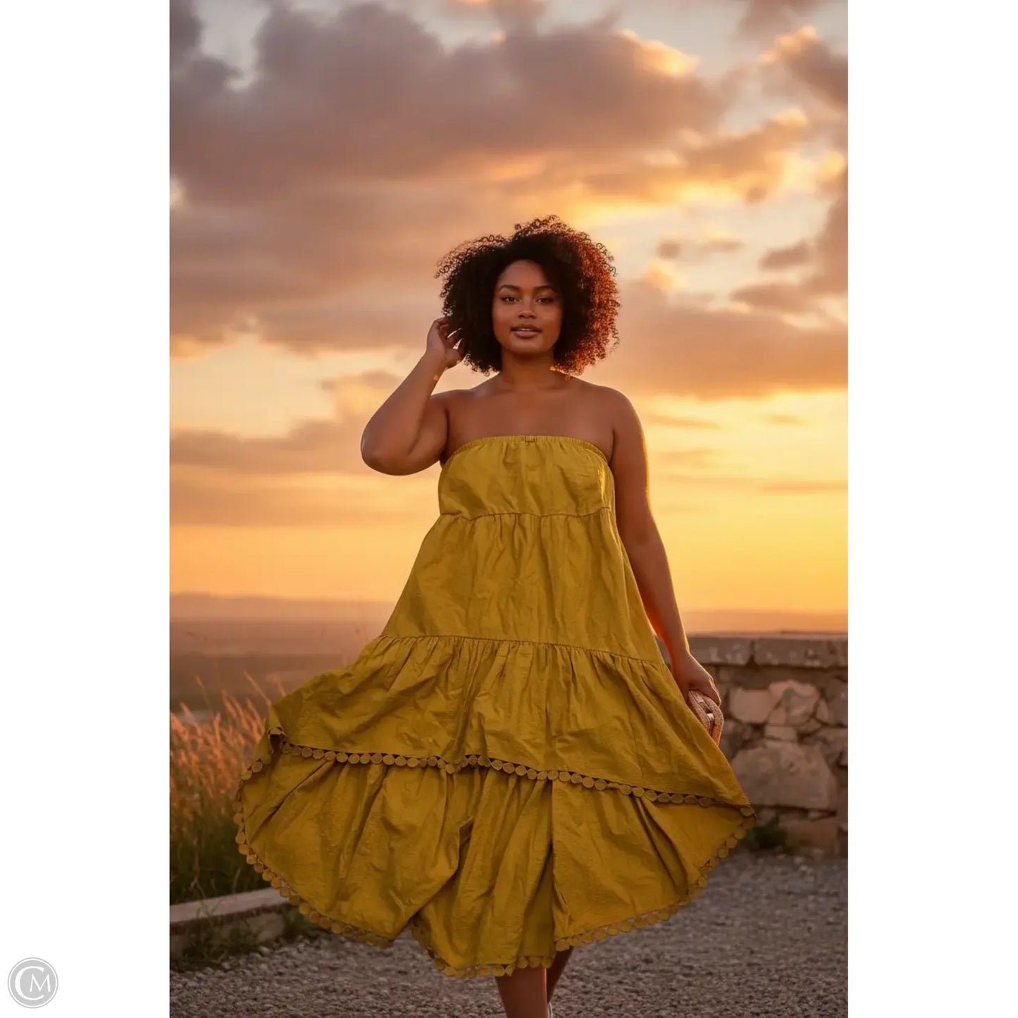 Dress Casual Midi By Maeve In Yellow, Size: Xl