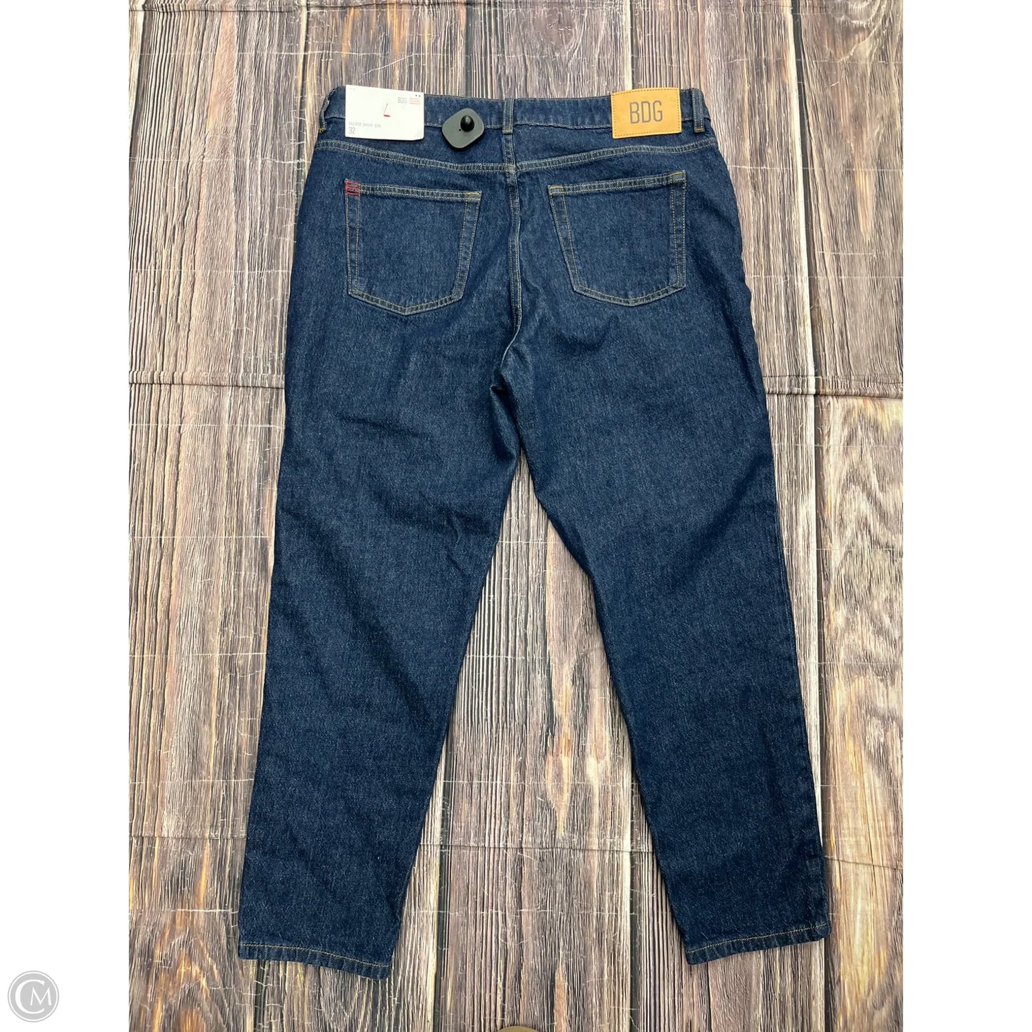Jeans Skinny By Bdg In Blue Denim, Size: 14