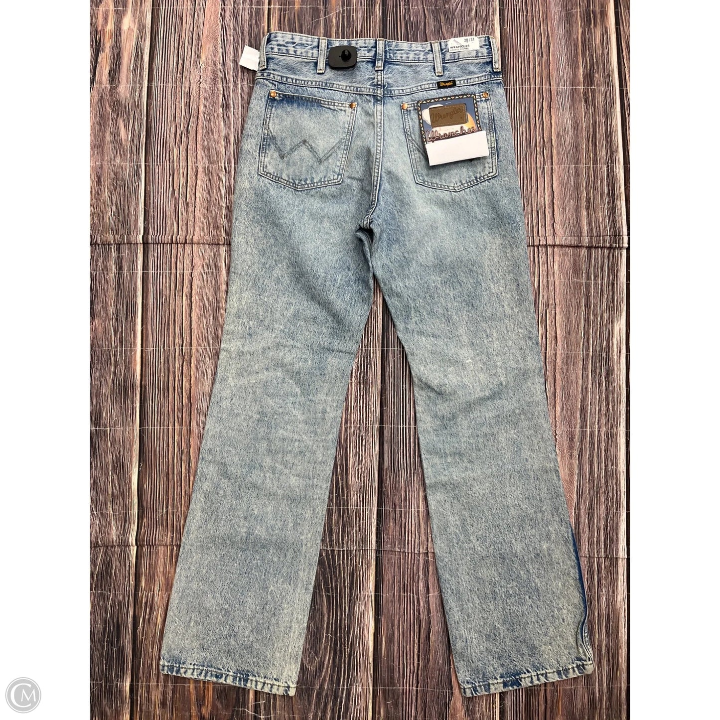 Jeans Boot Cut By Wrangler In Blue Denim, Size: 6