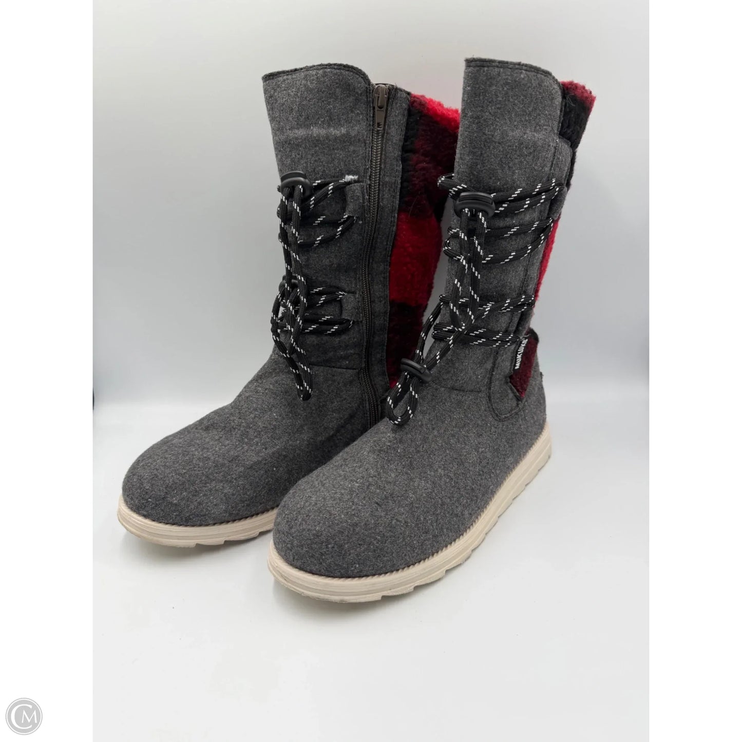 Boots Snow By Muk Luks In Grey, Size: 9