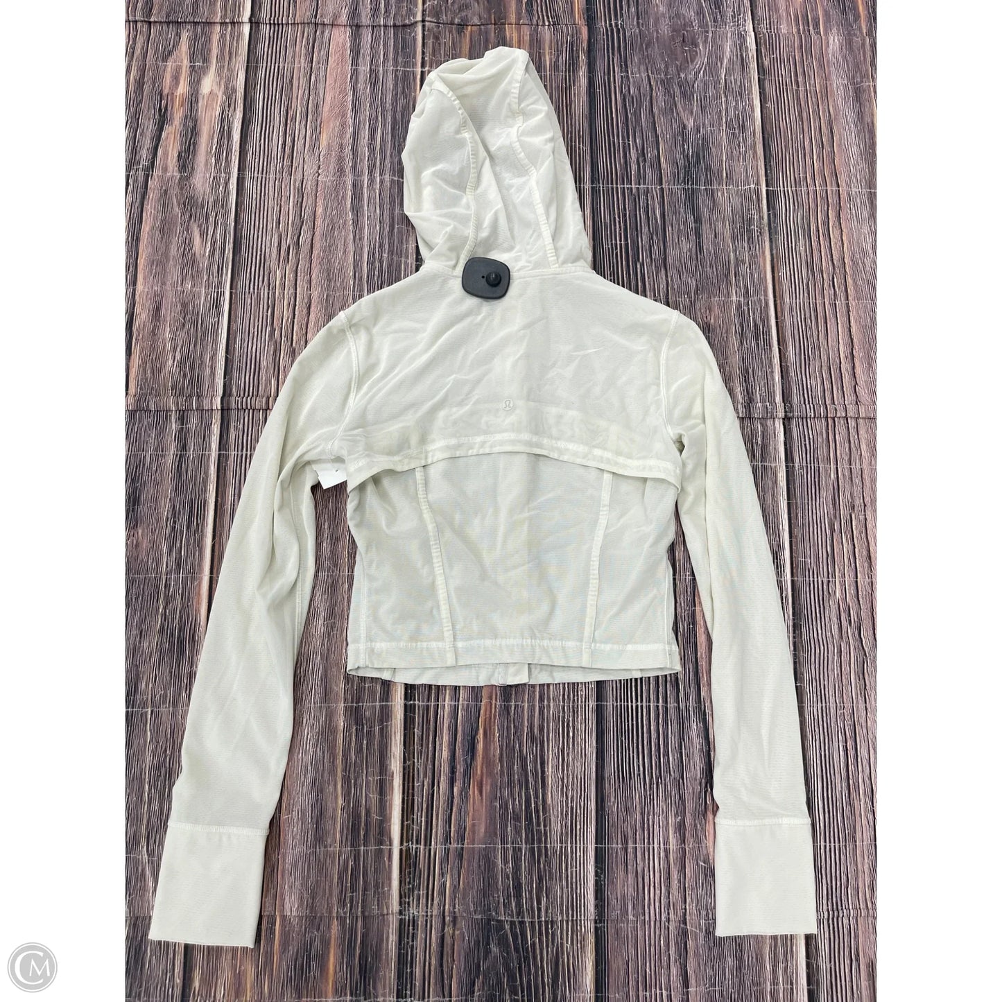 Athletic Jacket By Lululemon In Tan, Size: 4