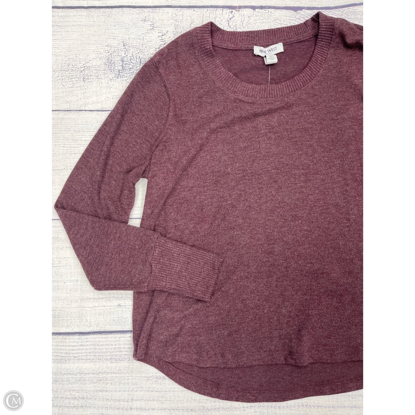 Sweater By Nine West In Purple, Size: Xl