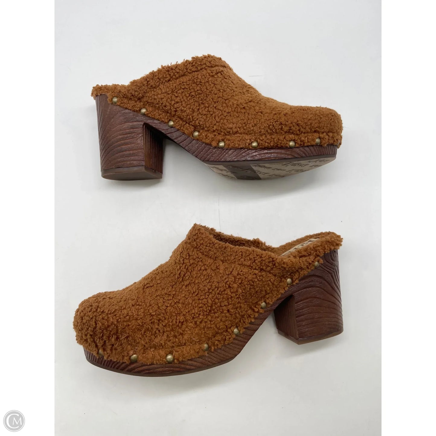 Shoes Heels Block By Korks In Brown, Size: 9