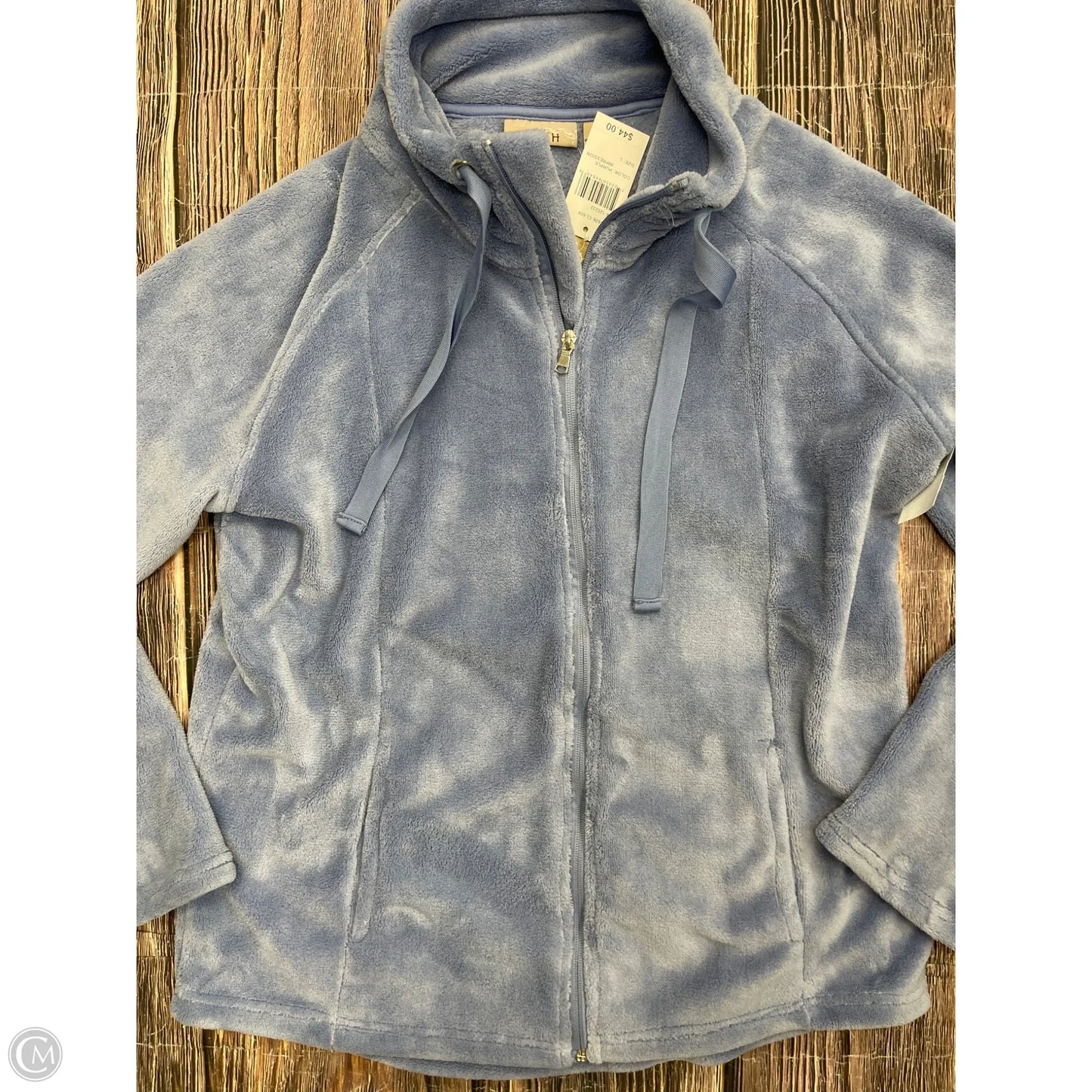 Jacket Fleece By Clothes Mentor In Purple, Size: L