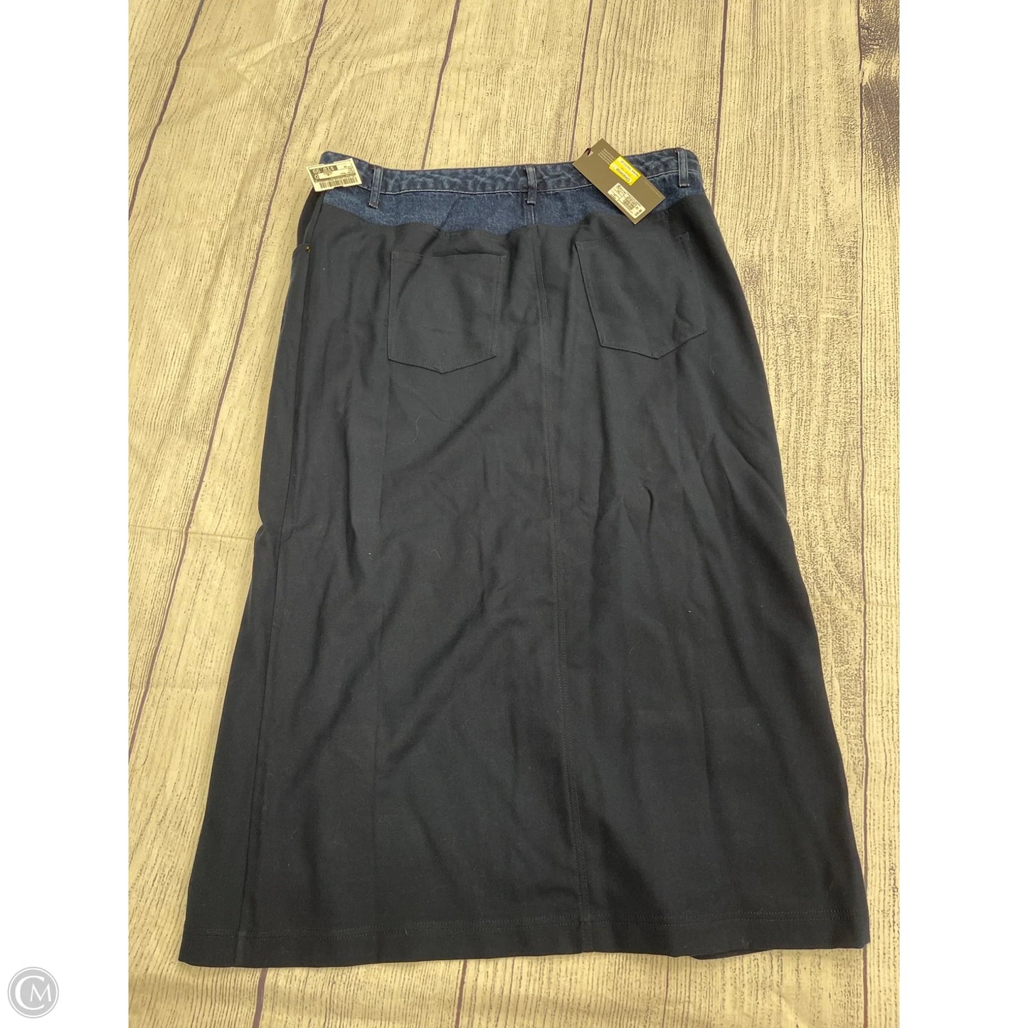 Skirt Maxi By Future Collective In Navy, Size: 1x