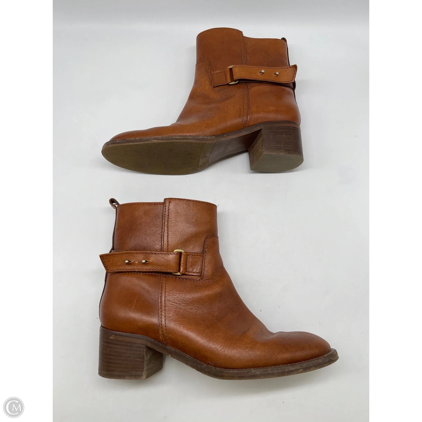 Boots Ankle Heels By J. Crew In Brown, Size: 8