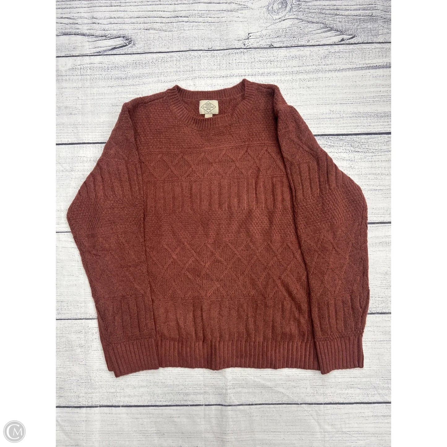 Sweater By St Johns Bay In Red, Size: L