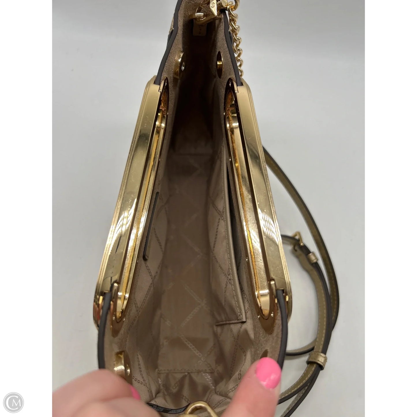 Crossbody Designer By Michael Kors, Size: Medium