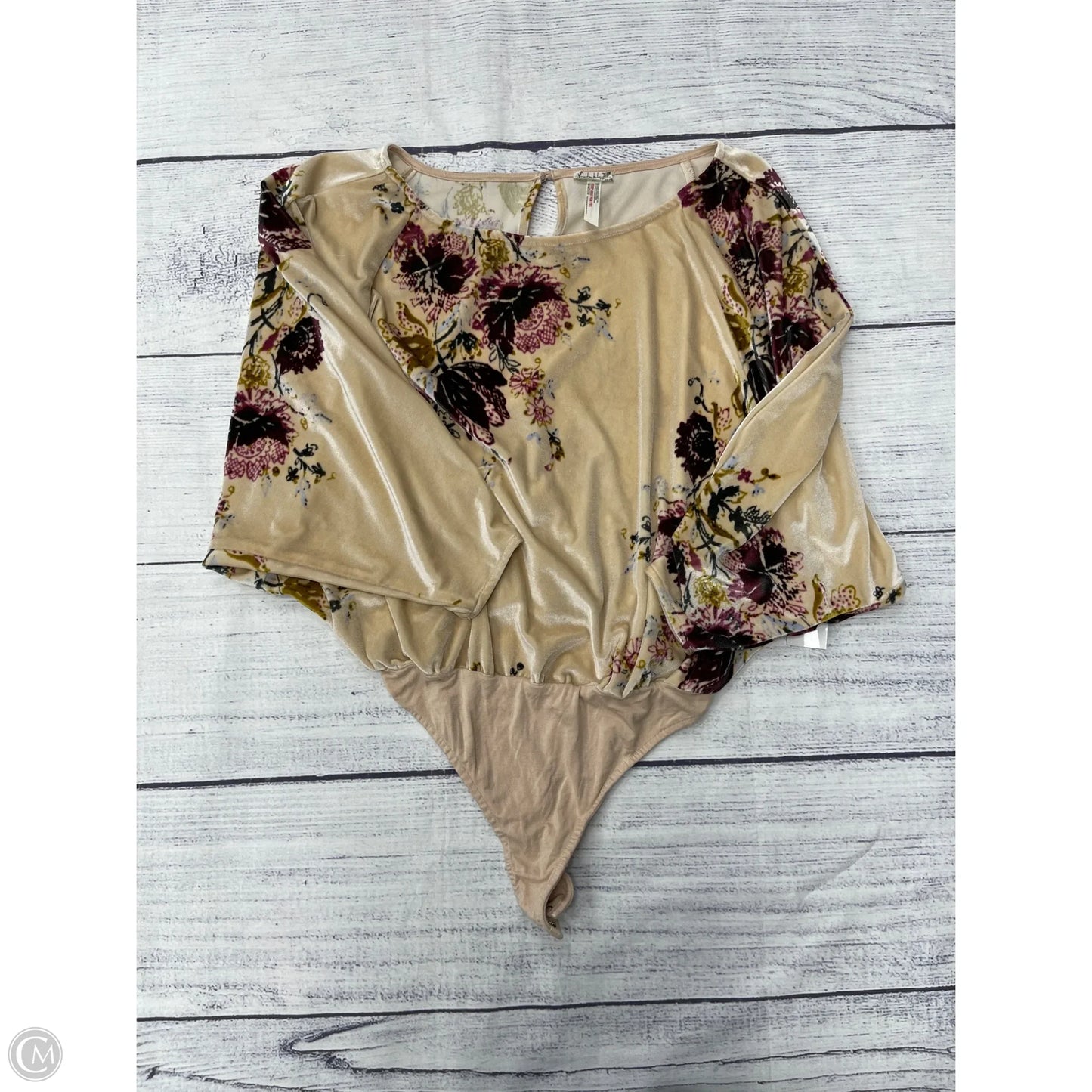 Top 3/4 Sleeve By Free People In Tan, Size: S