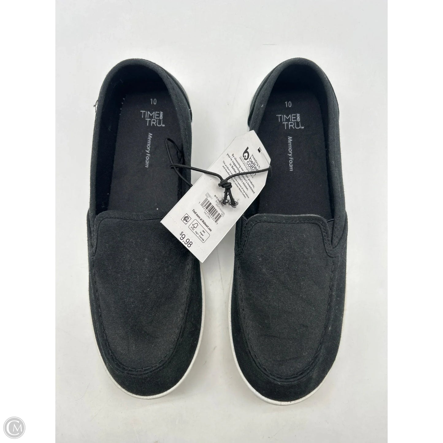 Shoes Flats By Time And Tru In Black, Size: 10