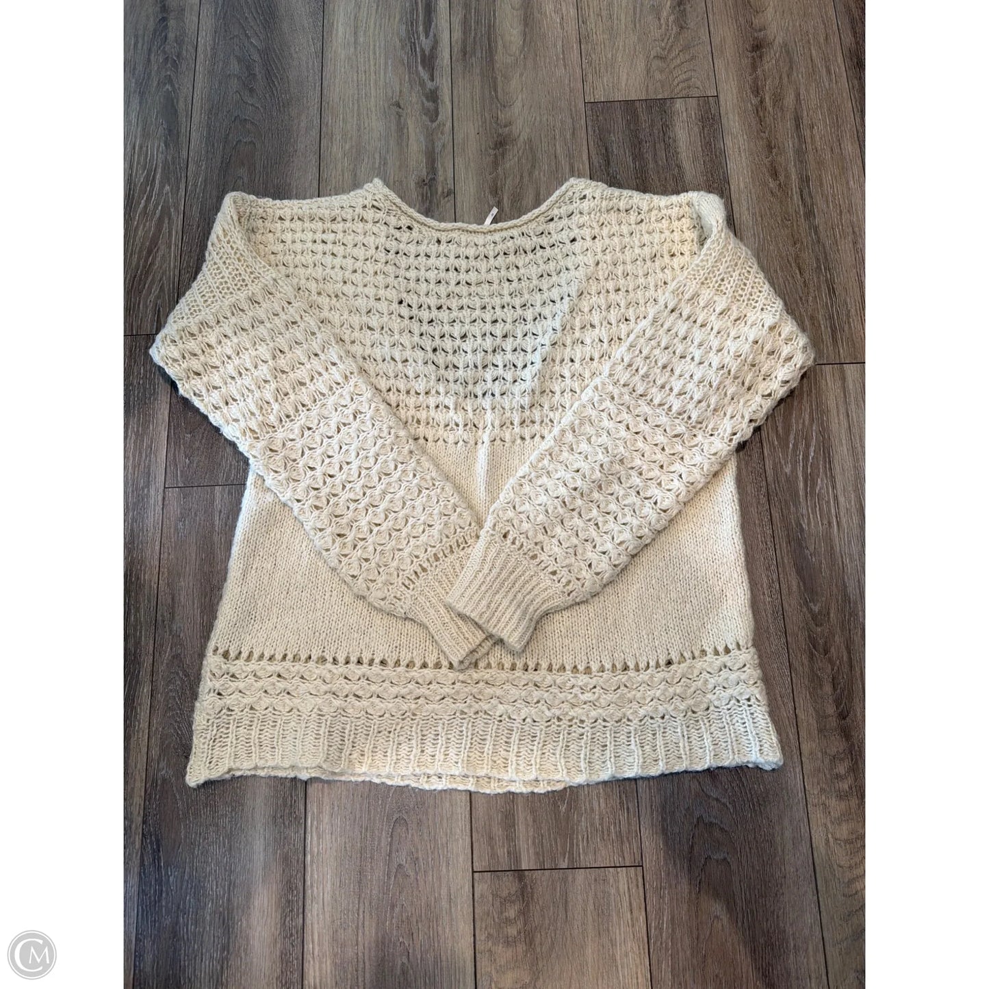 Sweater By Free People In Cream, Size: L