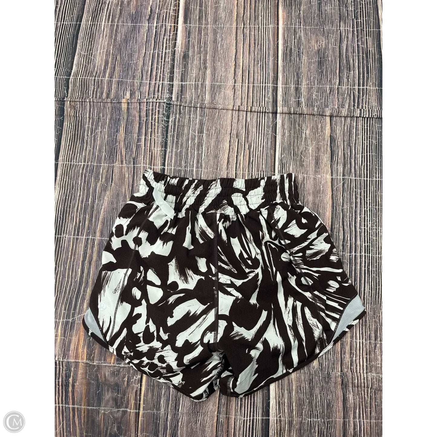 Athletic Shorts By Lululemon In Brown, Size: 2