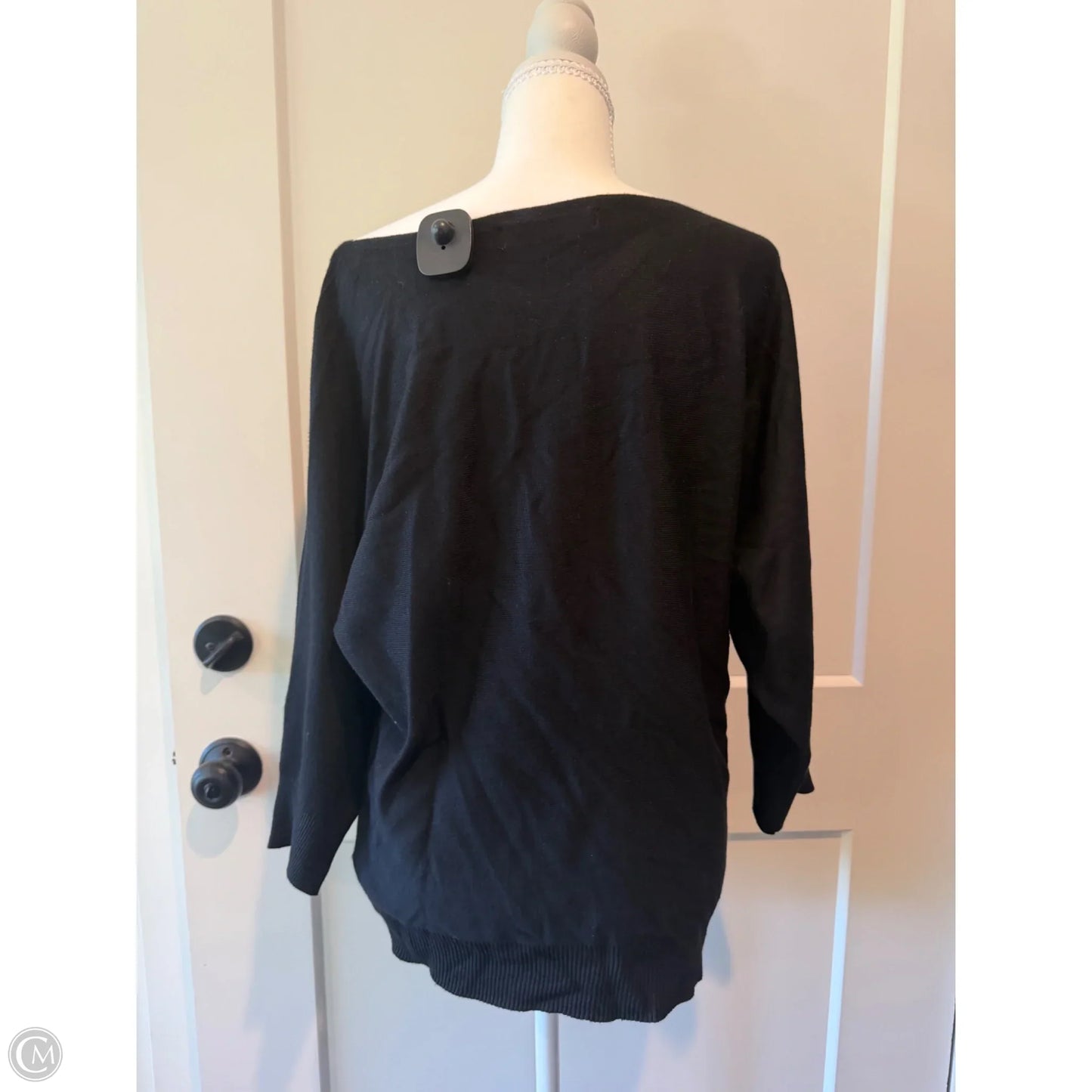 Top Long Sleeve By Love Scarlett In Black, Size: L